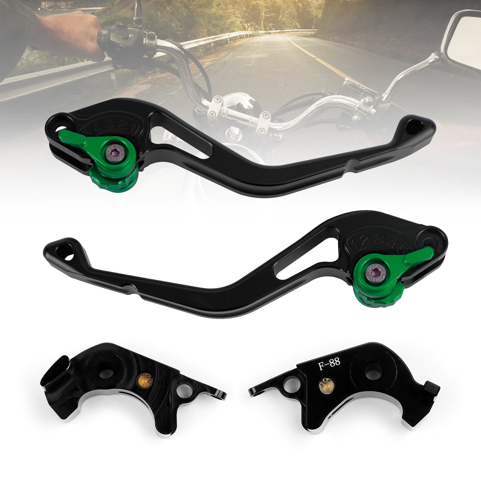 NEW Short Clutch Brake Lever fit for Kawasaki ZX1400 ZX14R ZZR1400 GTR1400