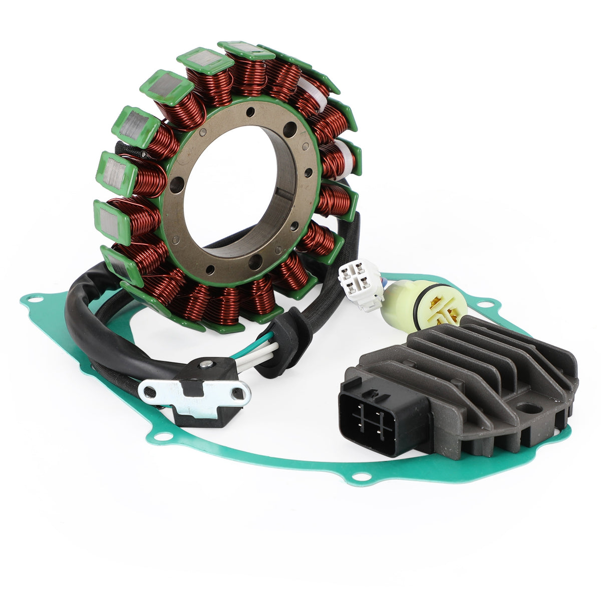 2002-2005 Yamaha YFM 400F Big Bear 400 Stator de bobine magnétique + régulateur de tension + joint Assy