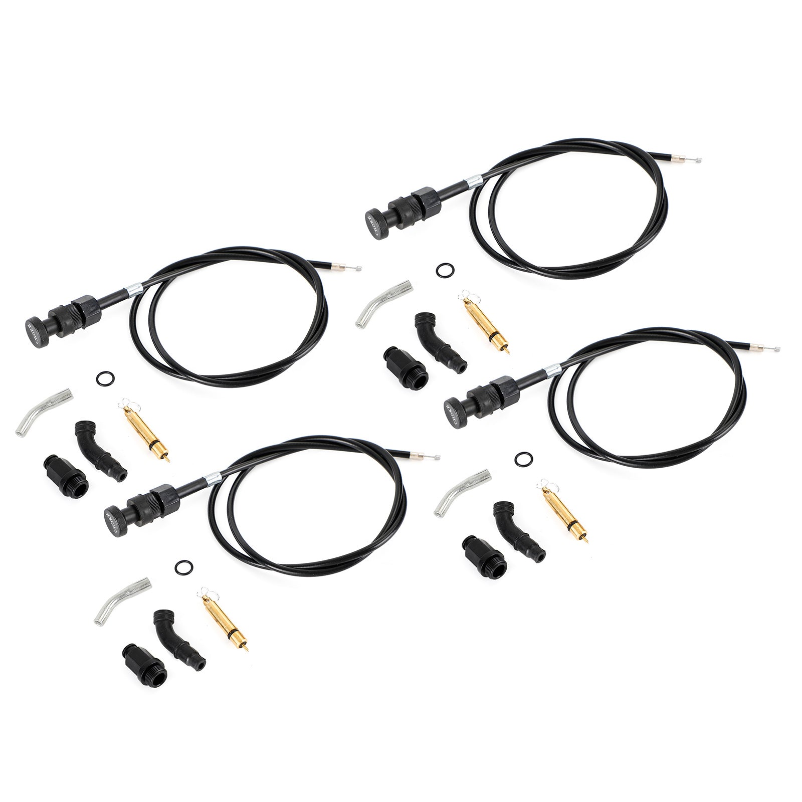 Kit stantuffo cavo starter 4x carburatore adatto per Honda Rancher TRX350 FM TM 00-06 generico