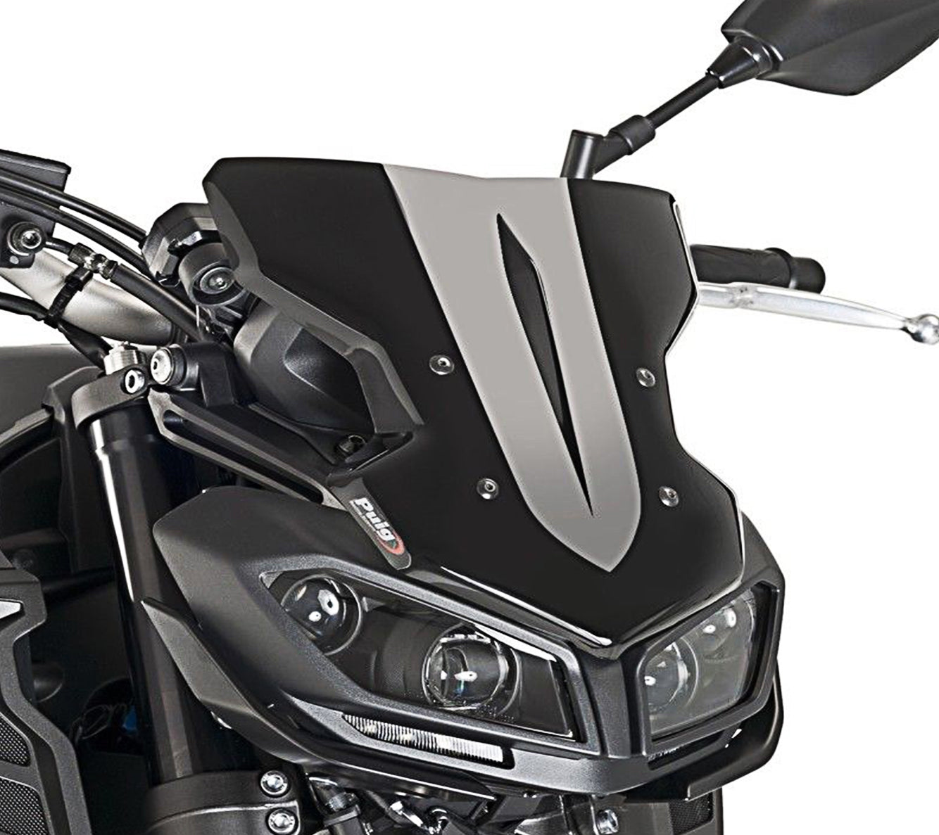 Pare-brise de moto ABS avec support pour Yamaha MT-09 2017