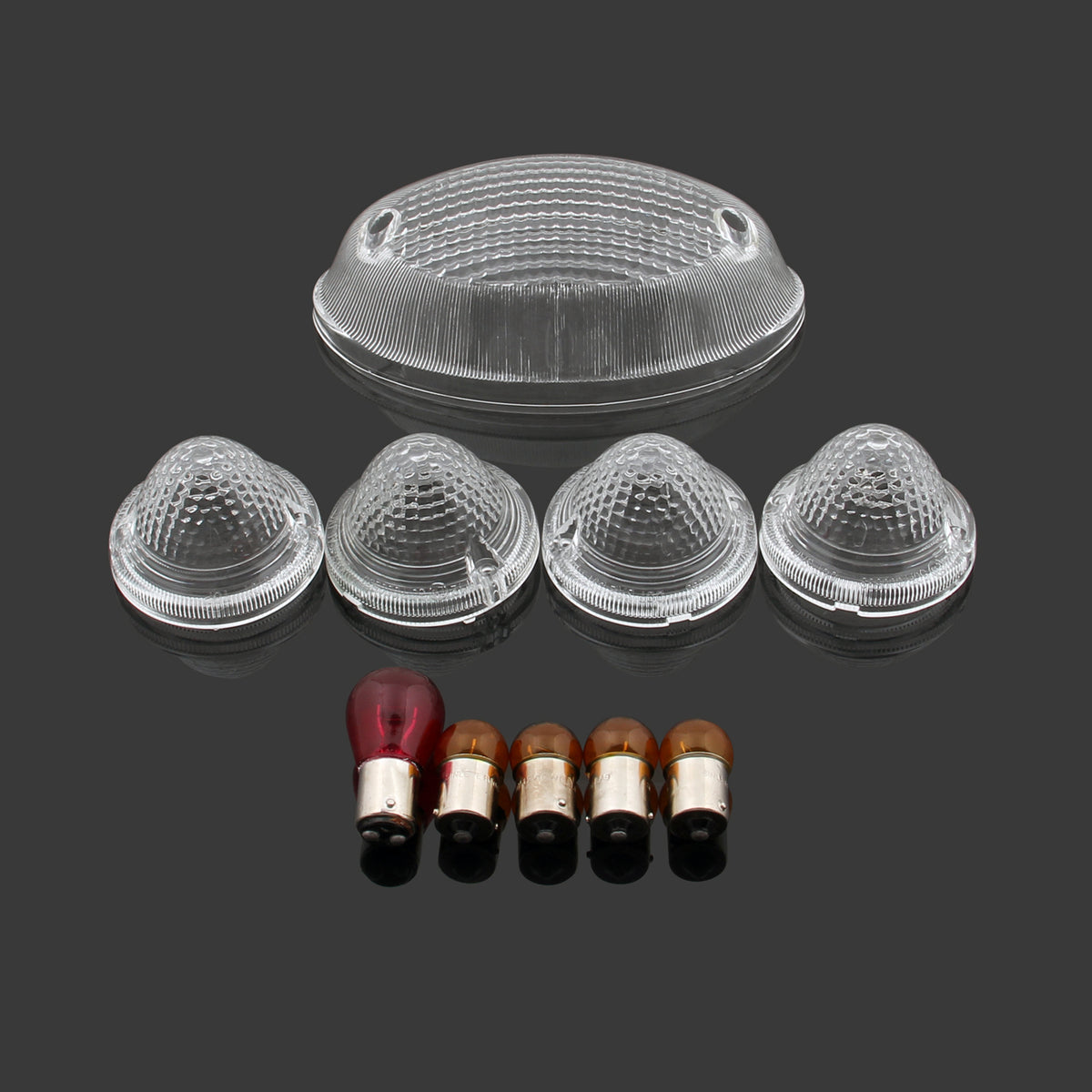 TailLight Turn Signals Cover Bulbs For Bonneville SE T100 Amber