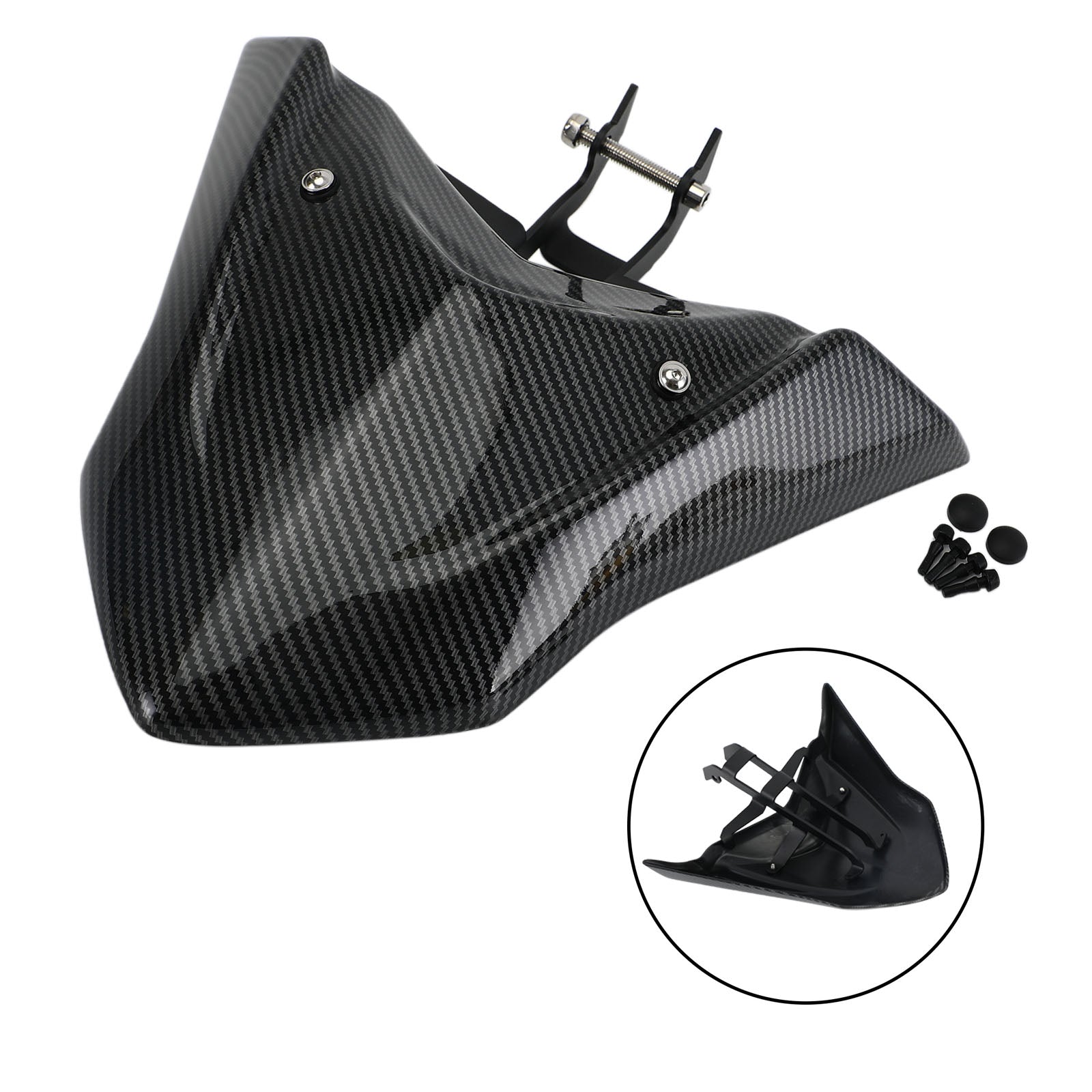 Carbon ABS Front Fender Beak Extension fit for Yamaha Tenere 700 2019-2020 Generic