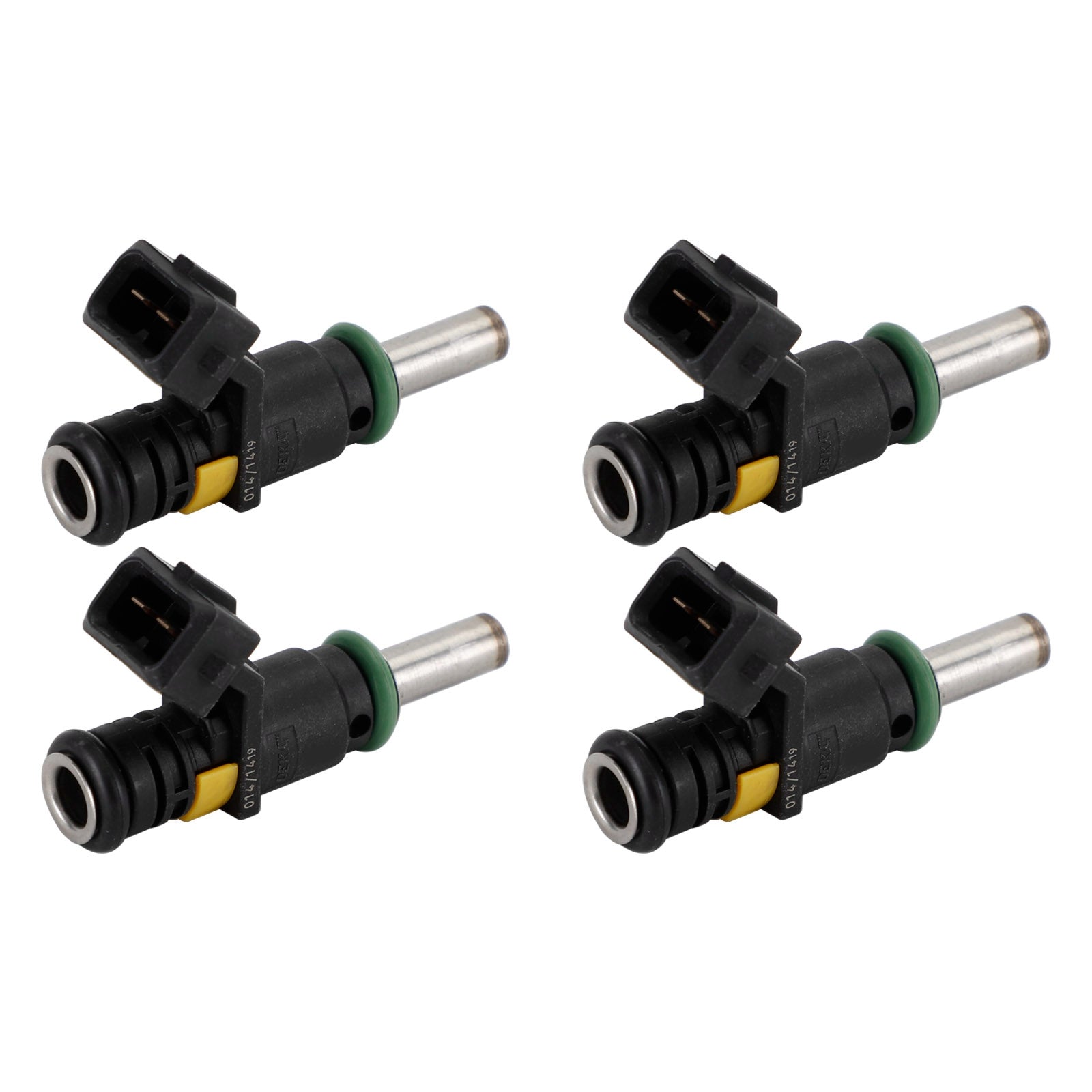 4PCS 8M6002428 Kraftstoffinjektor für Mercury Außenbordmotor 150 PS 4-Takt