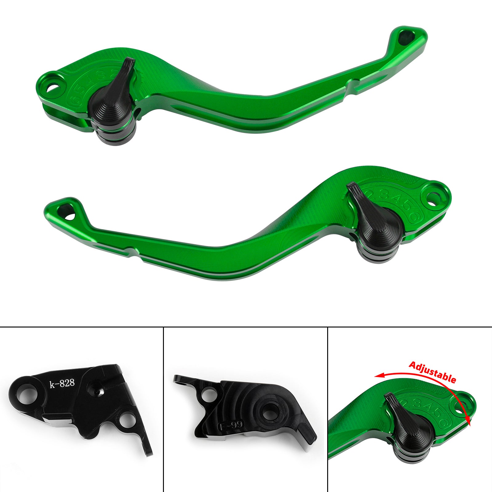 CNC Short Clutch Brake Lever fit for Kawasaki ZX10R/RR/KRT 2016-2017