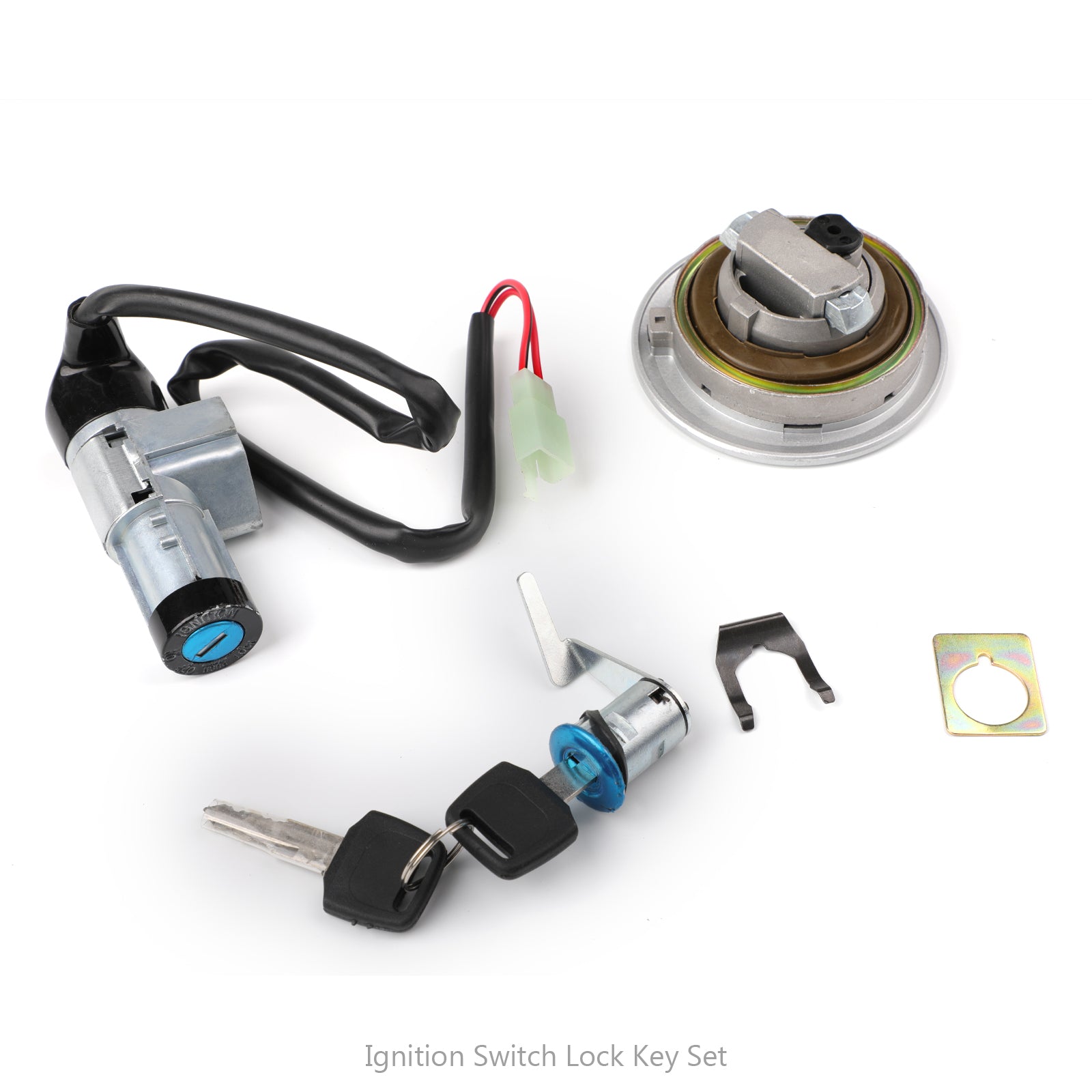 09-13 Honda CBF125 Ignition Switch Petrol Fuel Cap Seat Lock Set Kit Keys