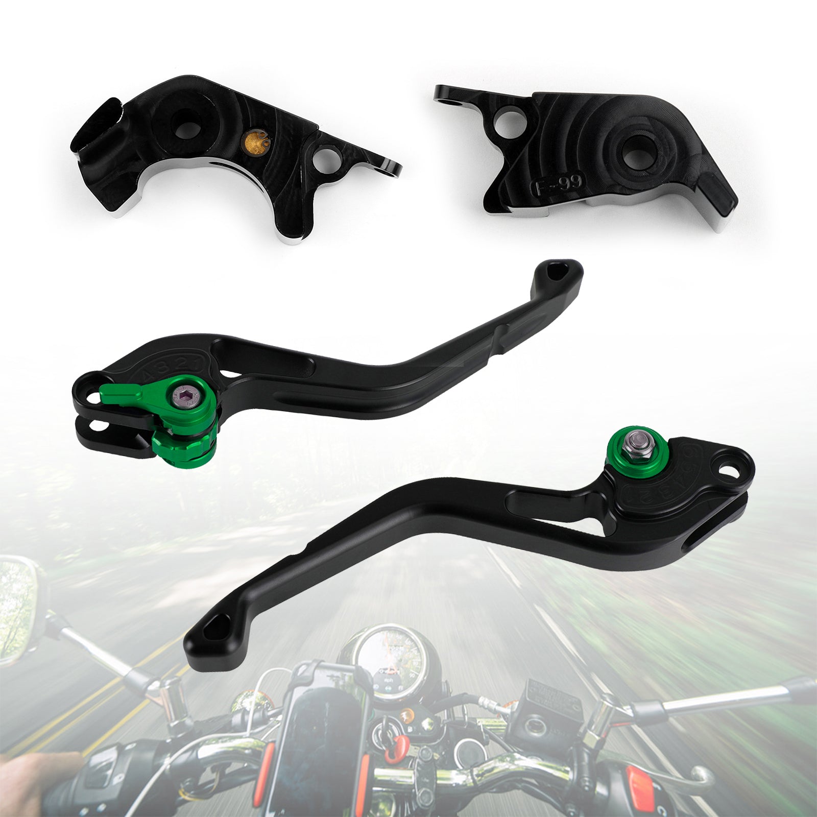 NEW Short Clutch Brake Lever fit for Kawasaki ZZR/ZX1400 SE Version 16-17