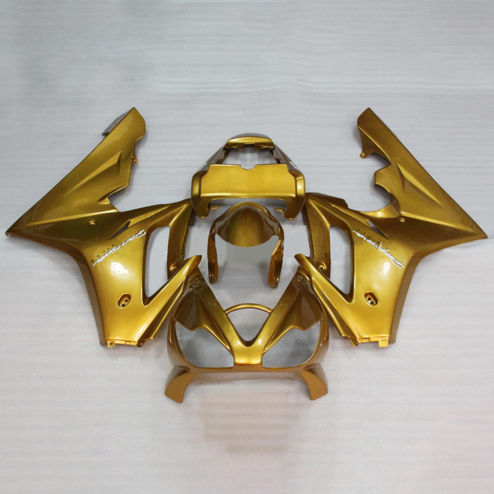 Amotopart Triumph 2002–2005 Daytona 600/650 Gold Verkleidungsset