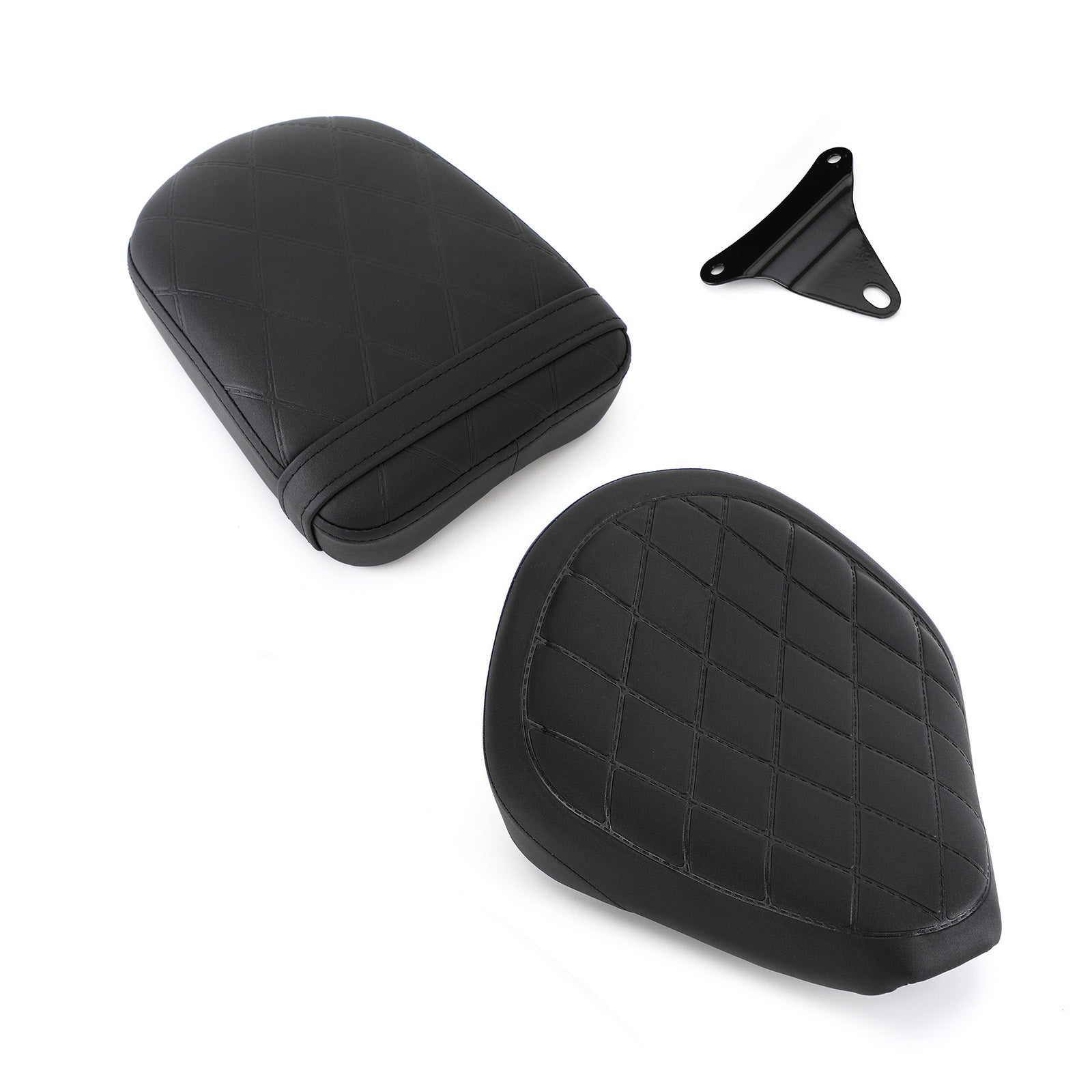 Black Double Seat Cushion Saddle Pad Fit for Honda CMX500 CMX300 Rebel 2017-2021