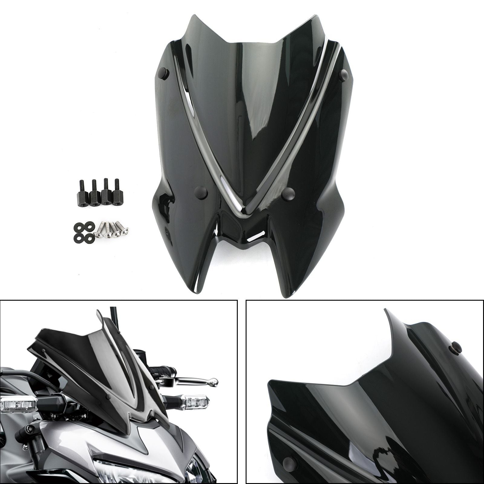 Windshield Windscreen Wind Shield Protector for KAWASAKI Z650 20+ Generic