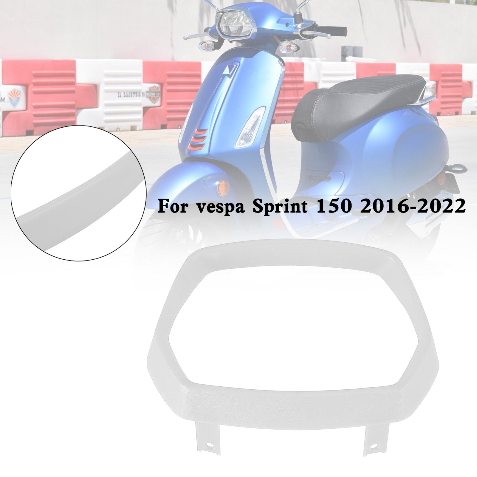 Headlight Bezel Trim Rim Cap Guard Cover For vespa Sprint 150 2016-2022