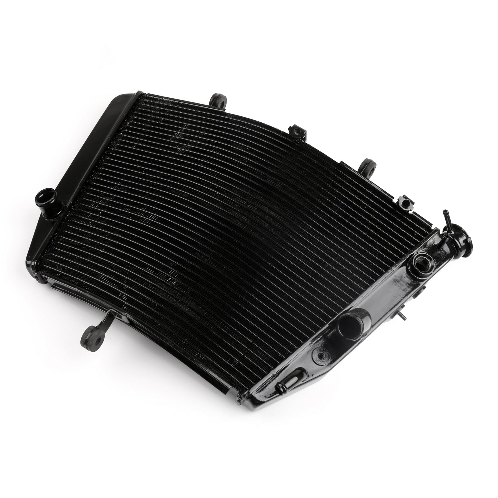 Motor Aluminium Cooler Radiator For SUZUKI GSXR 600 750 2004 2005 04 05 K4 Black