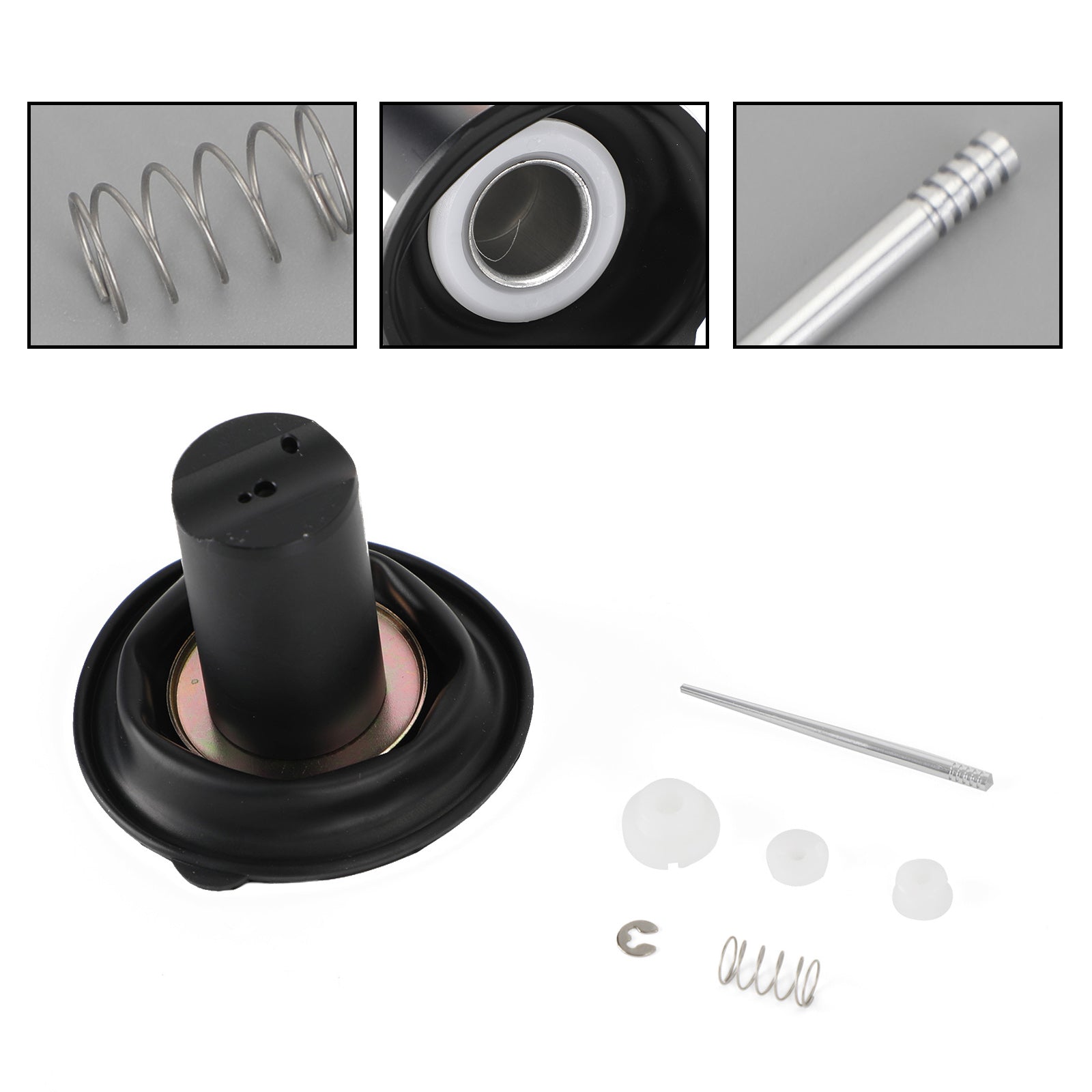 1 kit de reparación de diafragma de émbolo de carburador compatible con Yamaha XJR400 1993-2000 genérico.