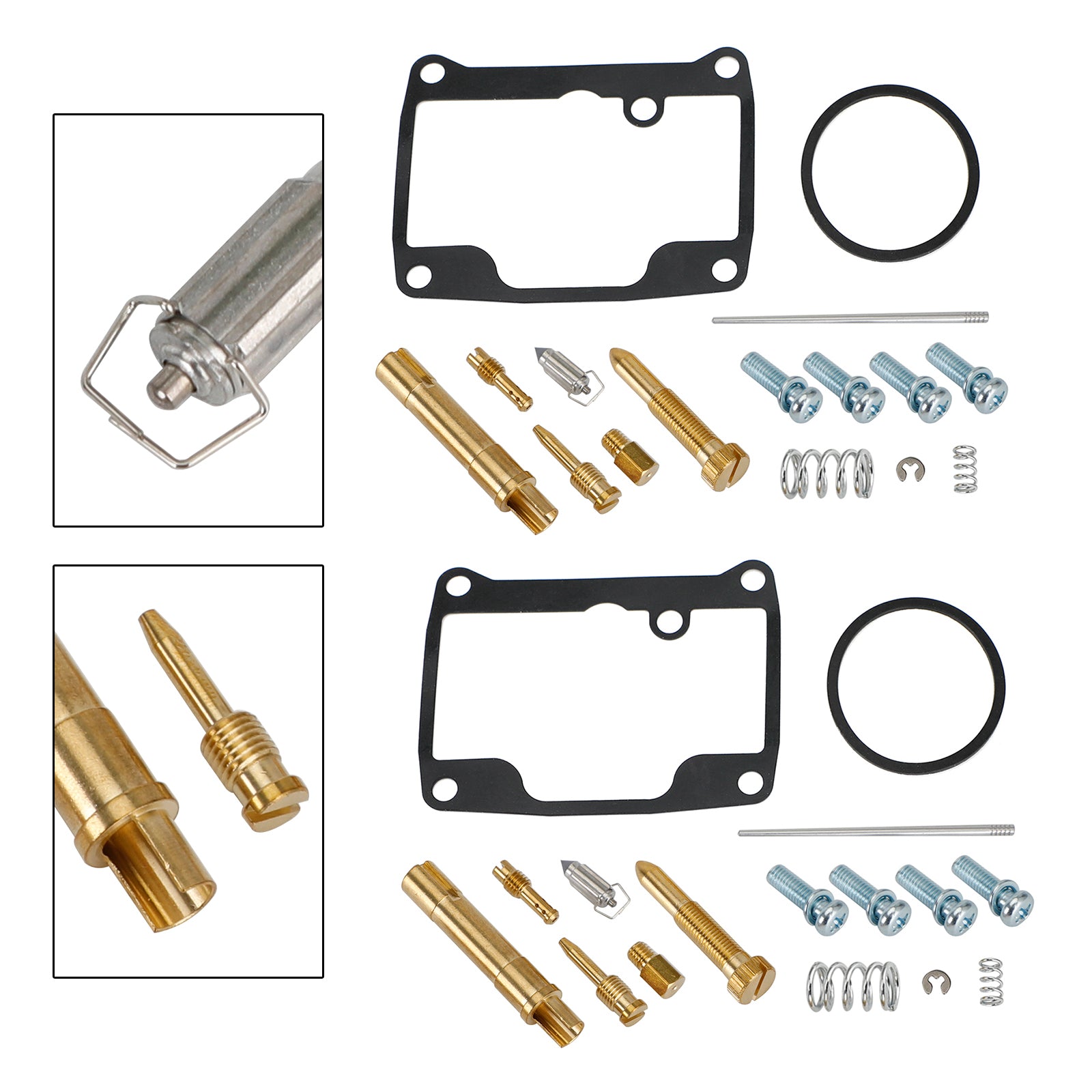 2X キャブレター再構築修理キット MIKUNI VM34-619 Russian Mechanics RMZ-640 に適合