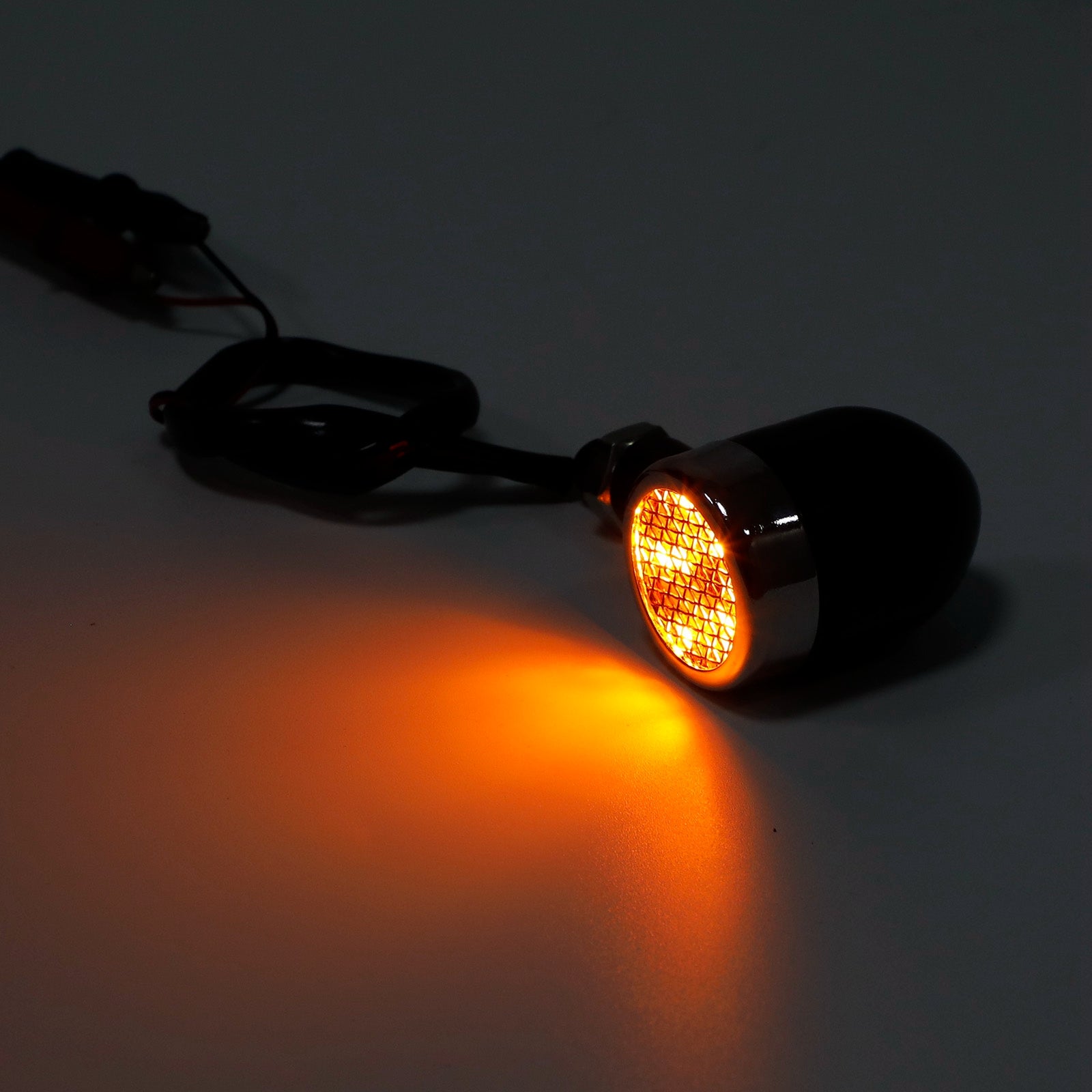 Universal 10MM Motorrad LED Blinker Anzeigelampe Bremslicht 12V M10