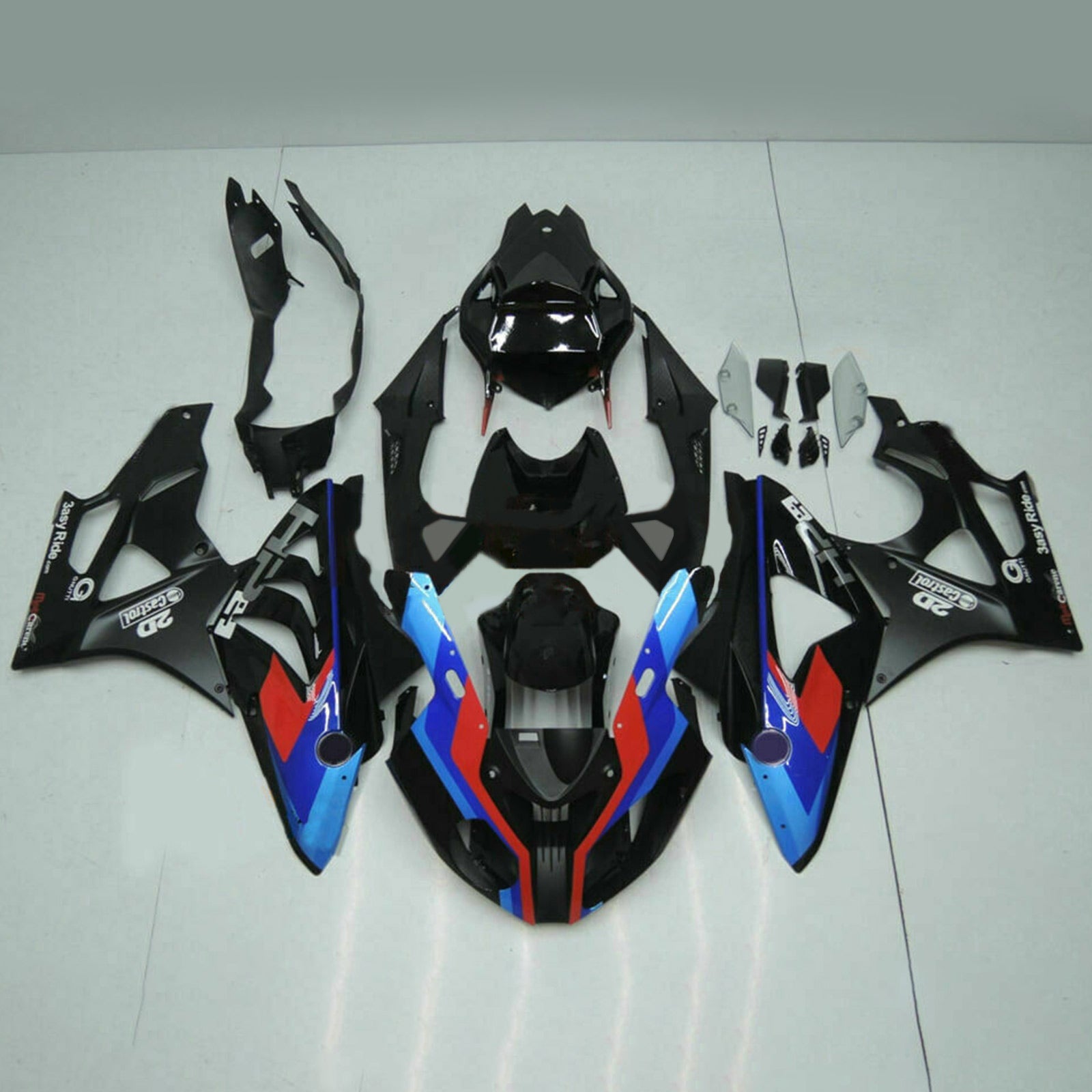 Carenados Amotopart BMW S1000RR 2009-2014 Kit de carenado multicolor