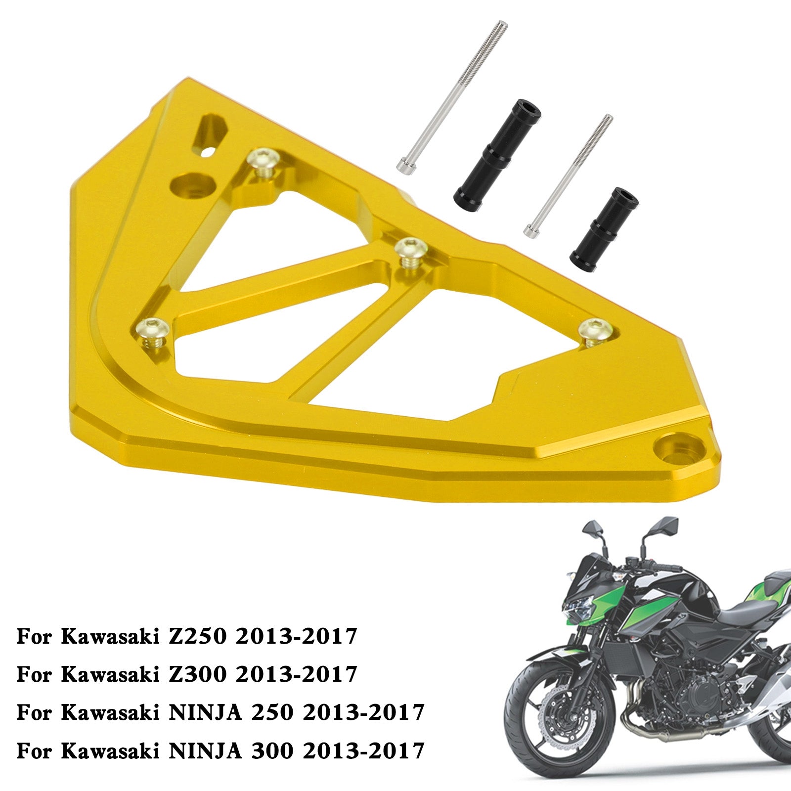 Sprocket Cover Chain Guard For KAWASAKI Z250 Z300 NINJA 300 250 13-17