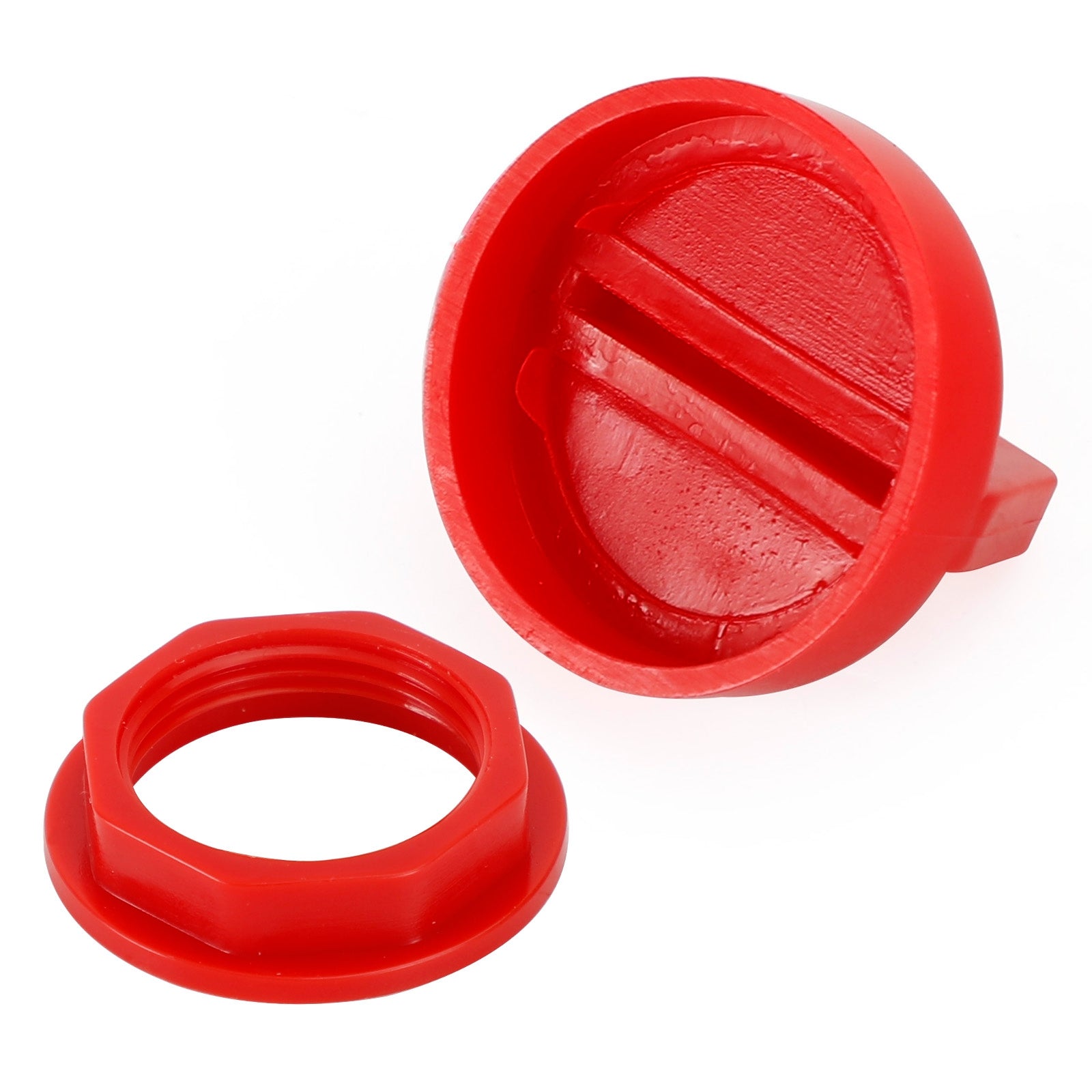 2 Pack Red Ignition Key Cover w/Nut For Polaris RZR XP 570 800 900 1000 5433534 Generic