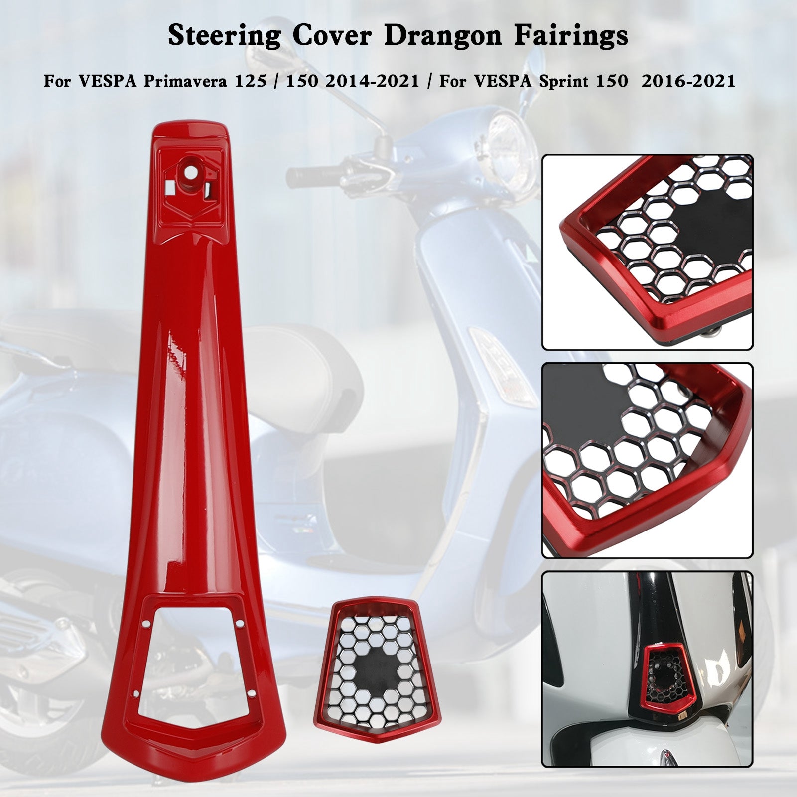 Steering Horn Cover fairing For VESPA Sprint Primavera 125/150 2014-2021