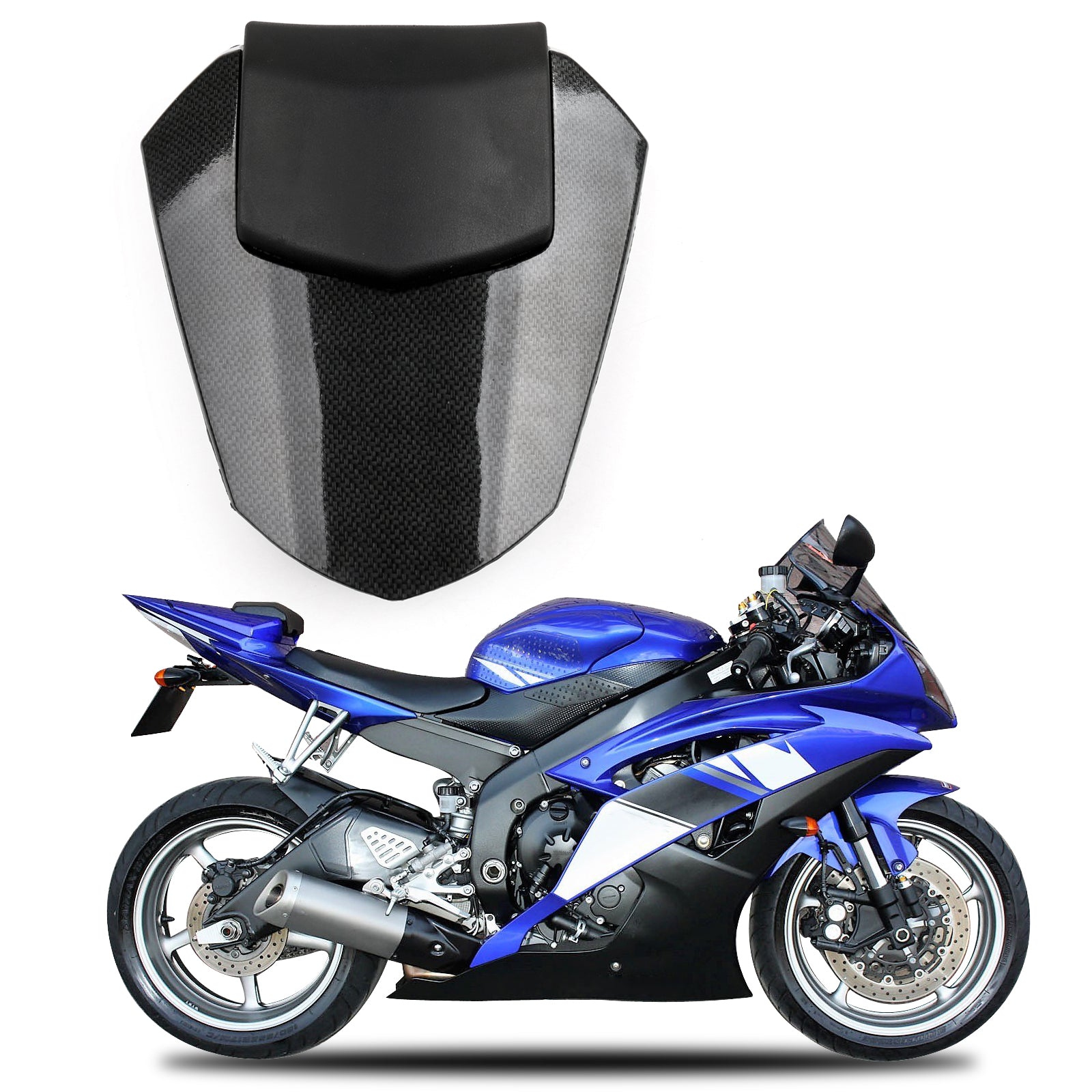 08-16 Capot de housse de siège arrière Yamaha R6