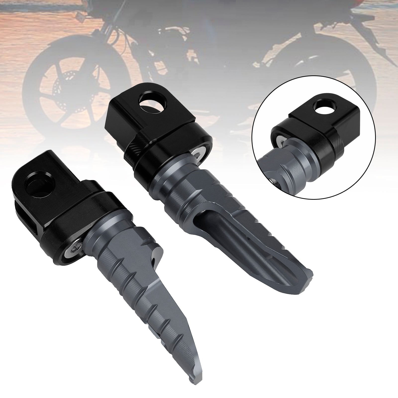 Front Footrests Foot Peg fit for CFMOTO 250SR 250NK 400NK 650NK 400GT 2019-2022