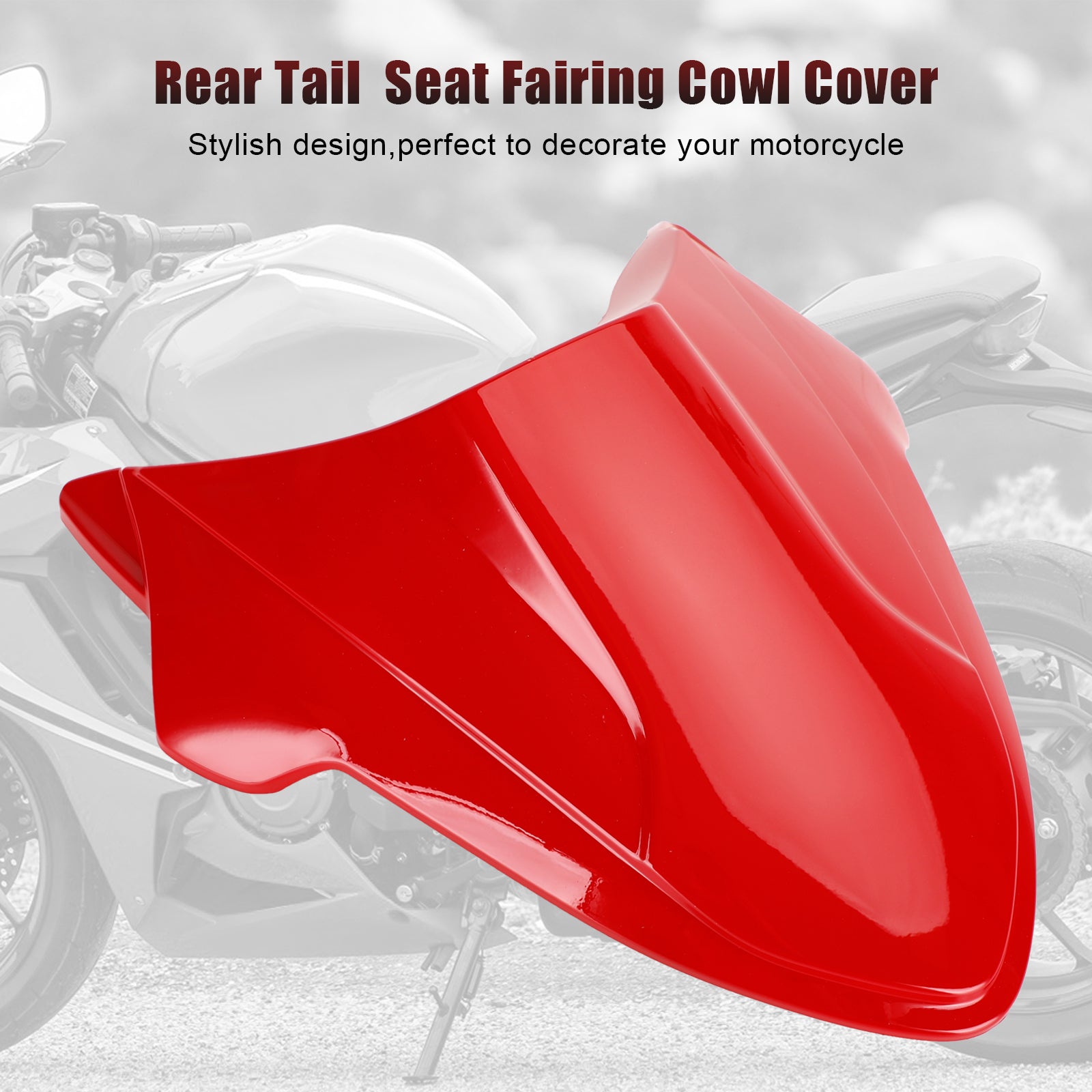 Rear Tail Seat Fairing Cowl Cover for Honda CB650R 2021-2022 Generic