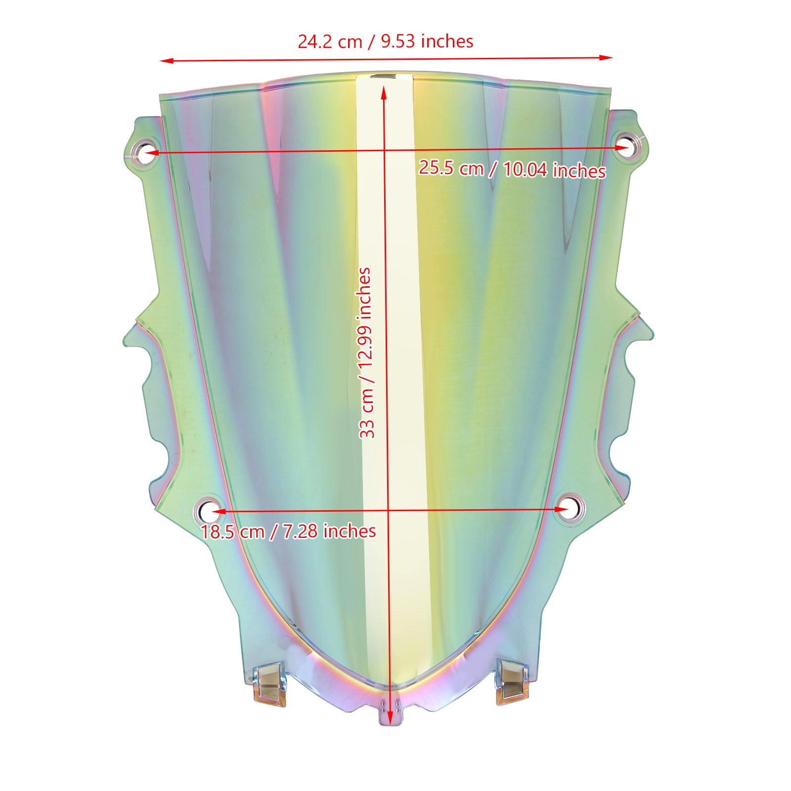 Pare-brise de moto en plastique ABS, pare-brise pour Yamaha YZF R3 2019 – 2020 générique