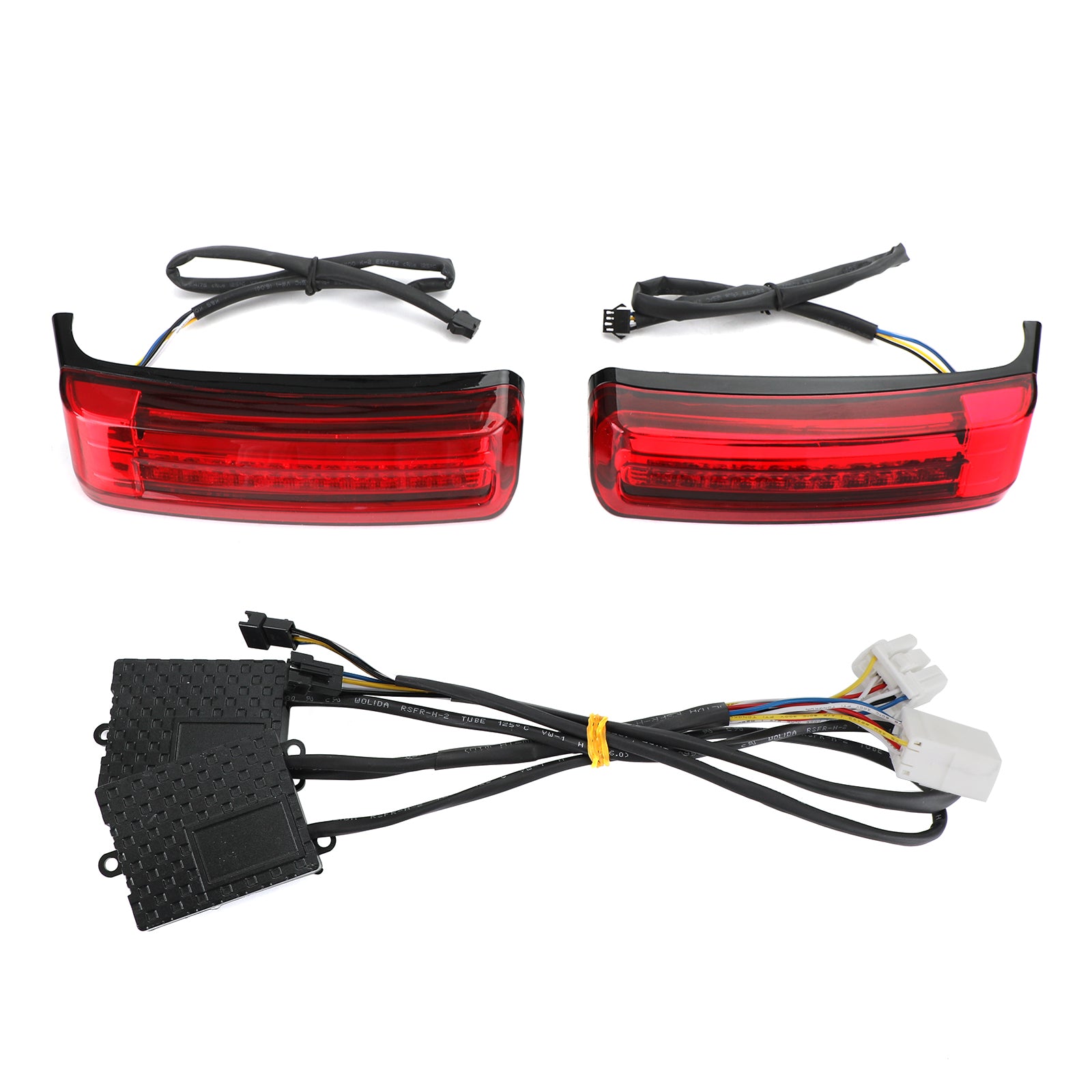 LED Saddlebag Saddle Bags Run Brake Turn Lamp Lights For Touring 1996-2013 Generic