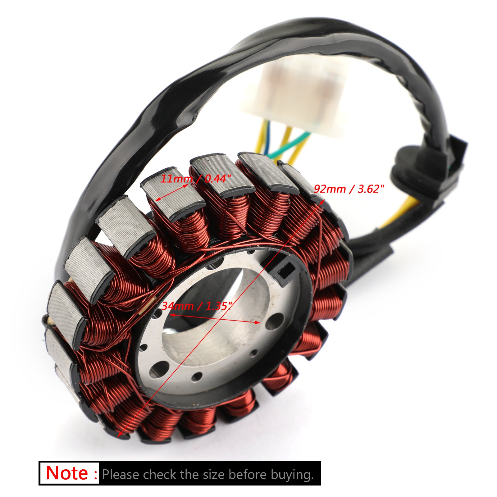 Bobine de Stator de générateur 18 pôles pour Honda CBR 125 CBR125RW CBR125RS CBR125R 04-06 via fedex