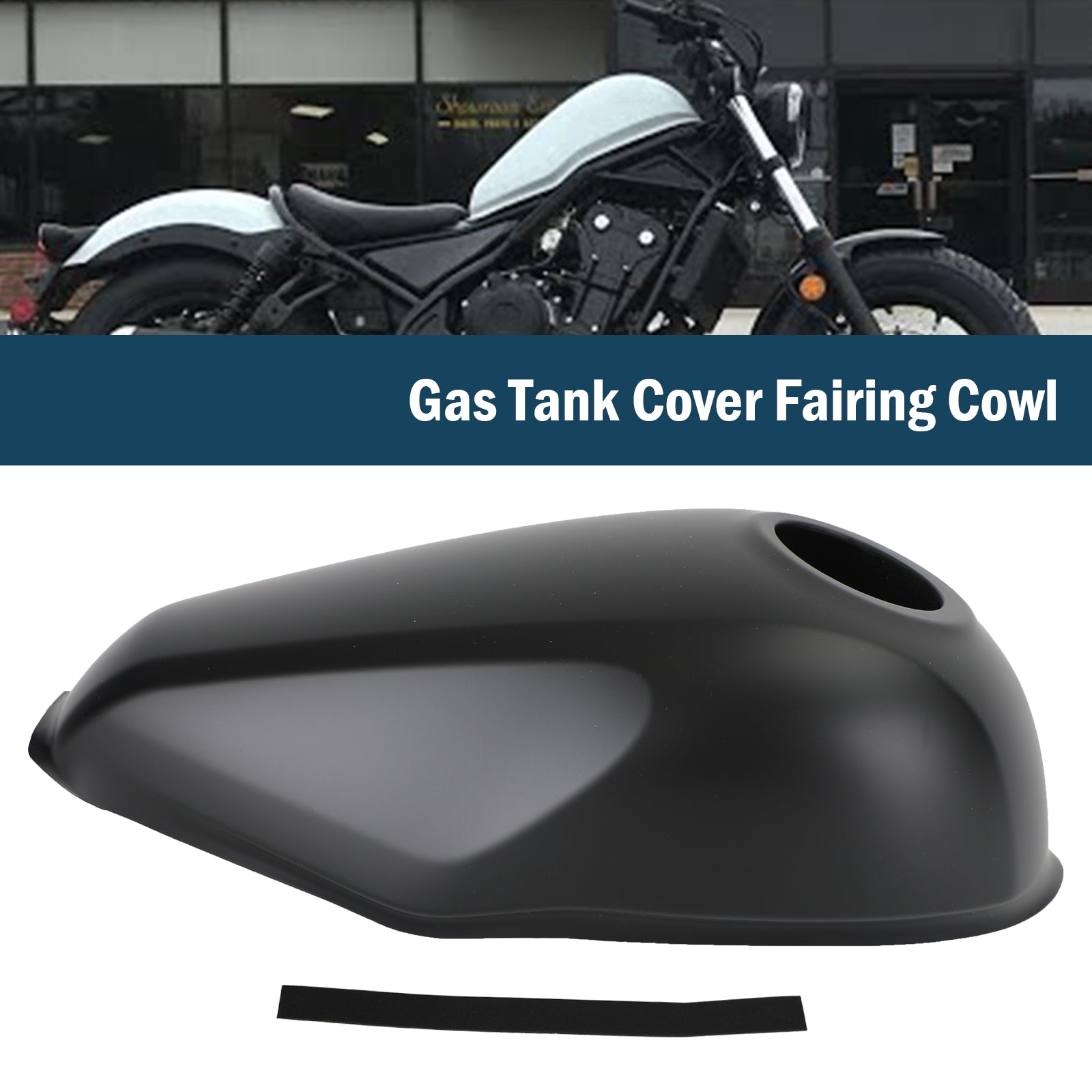 Gas Tank Cover Trim Fairing Cowl for Honda Rebel CMX300 CMX500 2017-2022 Generic