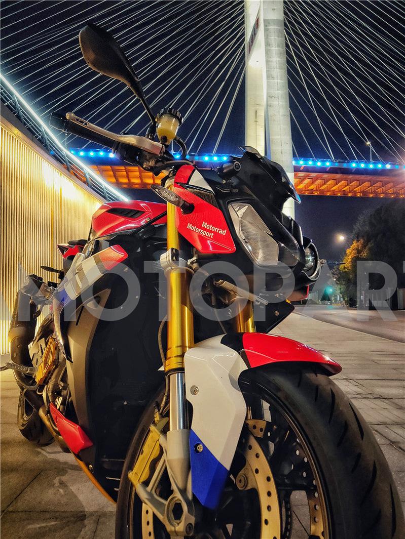 Amotopart BMW 2014-2016 S1000R White Red Fairing Kit