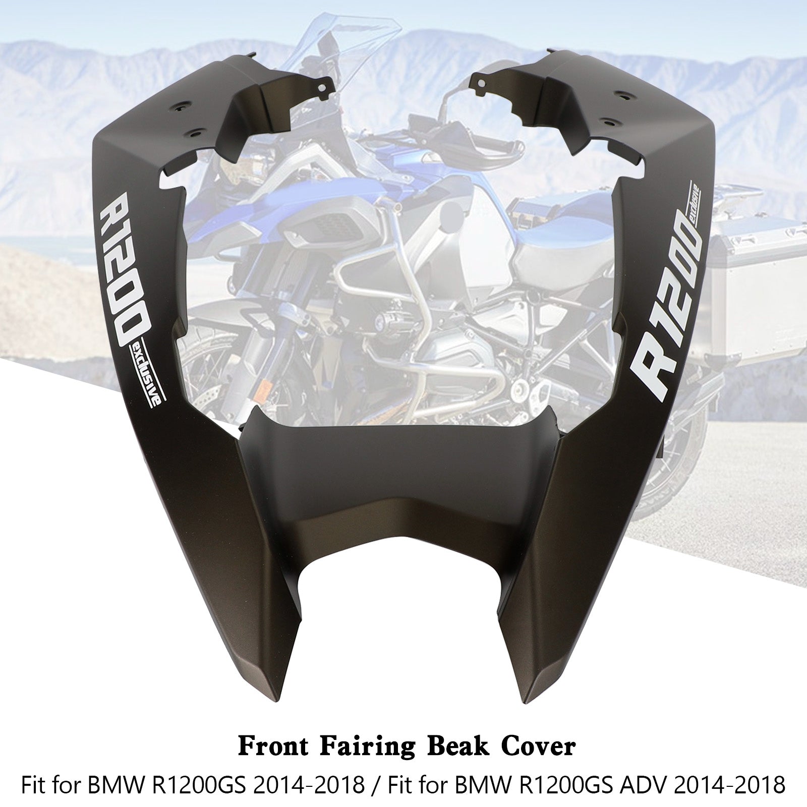 Front Nose Fairing Beak Fender Cover For BMW R1200GS / ADV 2014-2018