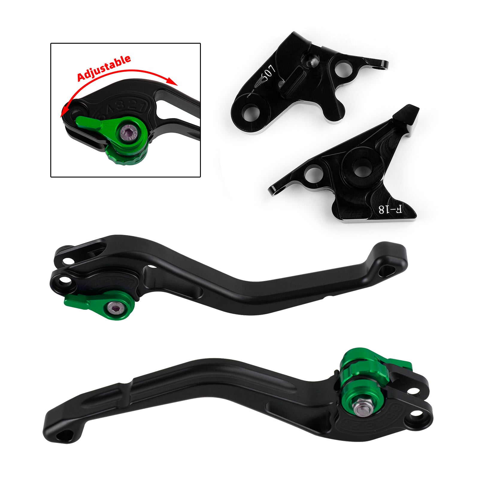 Nueva palanca de freno de embrague corta compatible con Honda CBR600F CB600F Hornet CBF600/SA