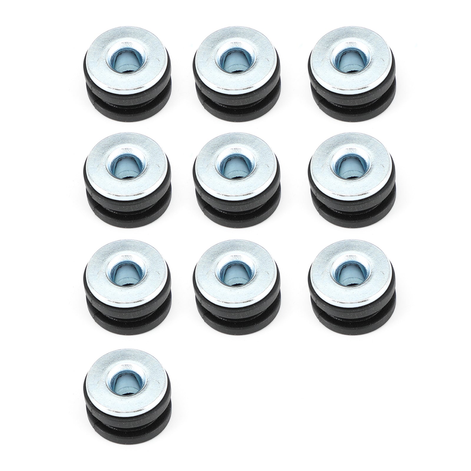 NUOVO kit bulloni gommini / anelli di tenuta per pannello laterale moto M6 da 10 pezzi adatto per Honda