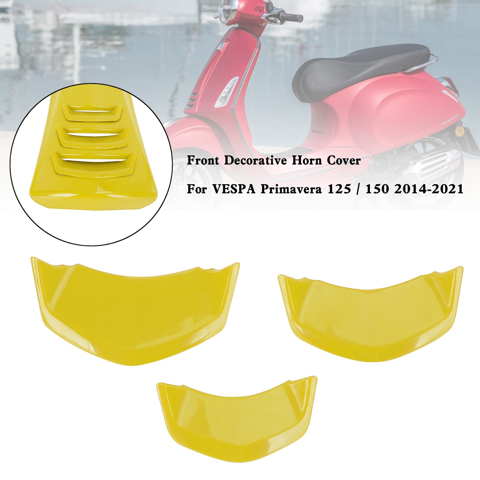 Tapa Bocina Decorativa Delantera para VESPA Sprint Primavera 125/150 2014-2021