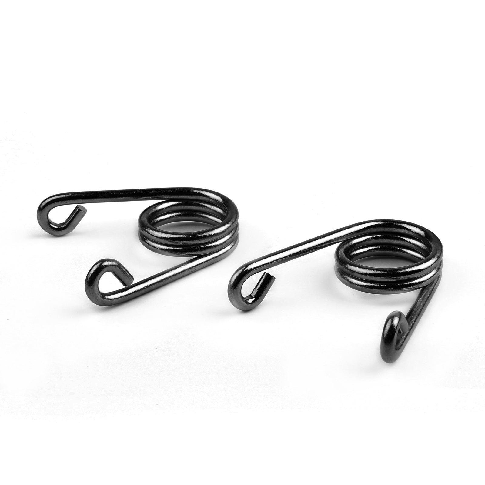 2Pcs 3.3" Driver Seat Mounting Spring V-Shape Spring Black For Chopper Bobber Generic