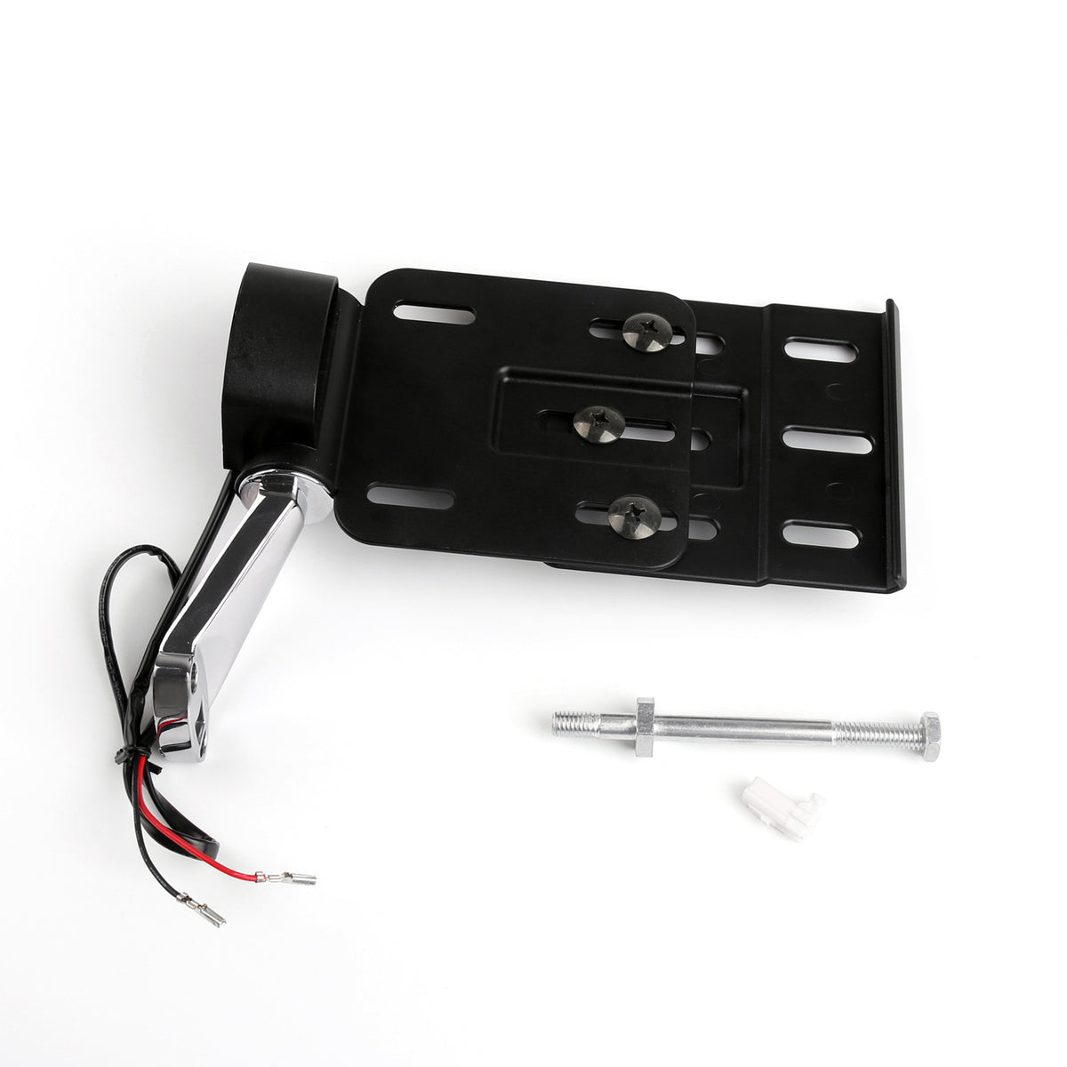 Targa a montaggio laterale con luce a LED per Harley Sportster 1200 Low XL1200L 06-2011