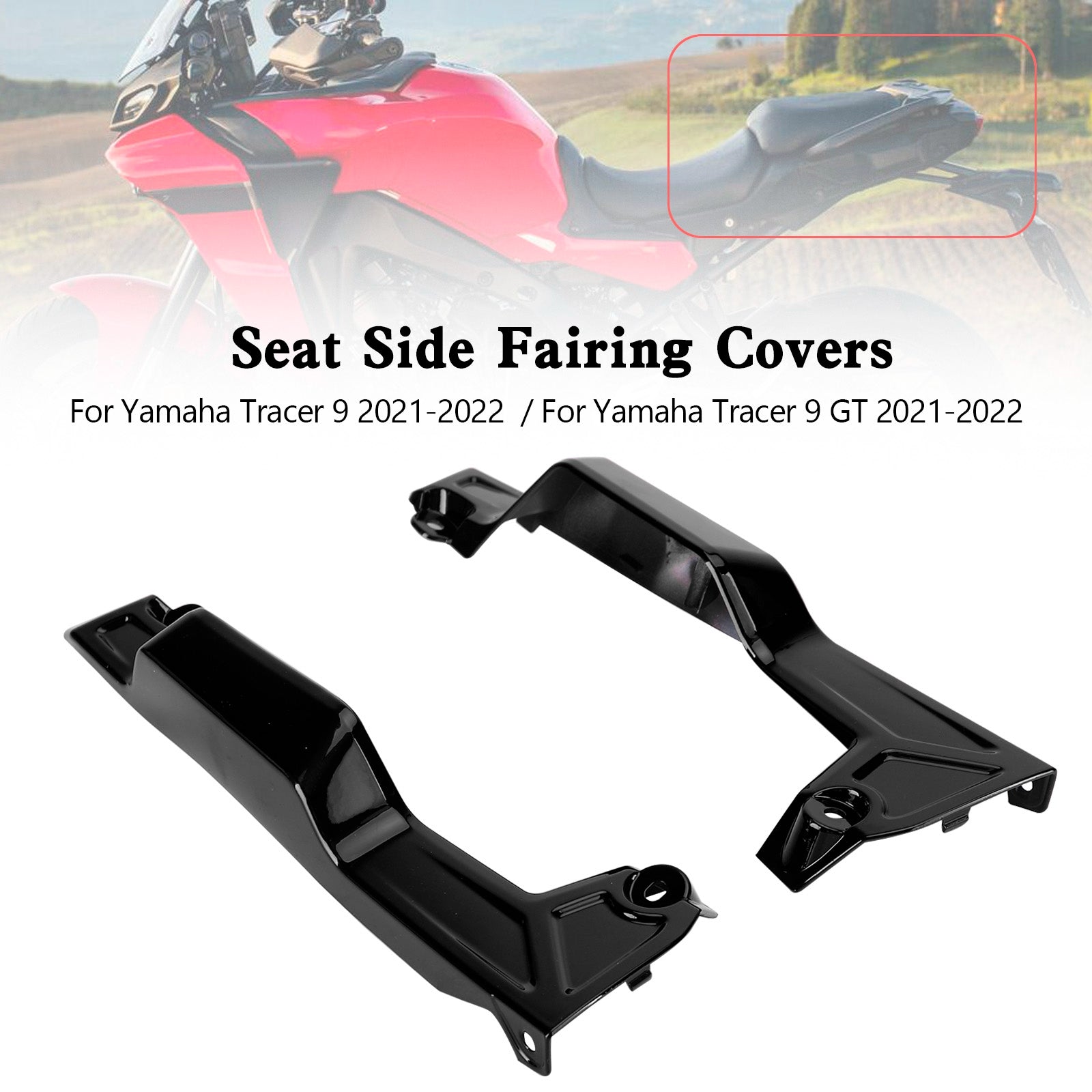 Rear Tail Seat Side Fairing Covers For Yamaha Tracer 9 GT 2021-2022