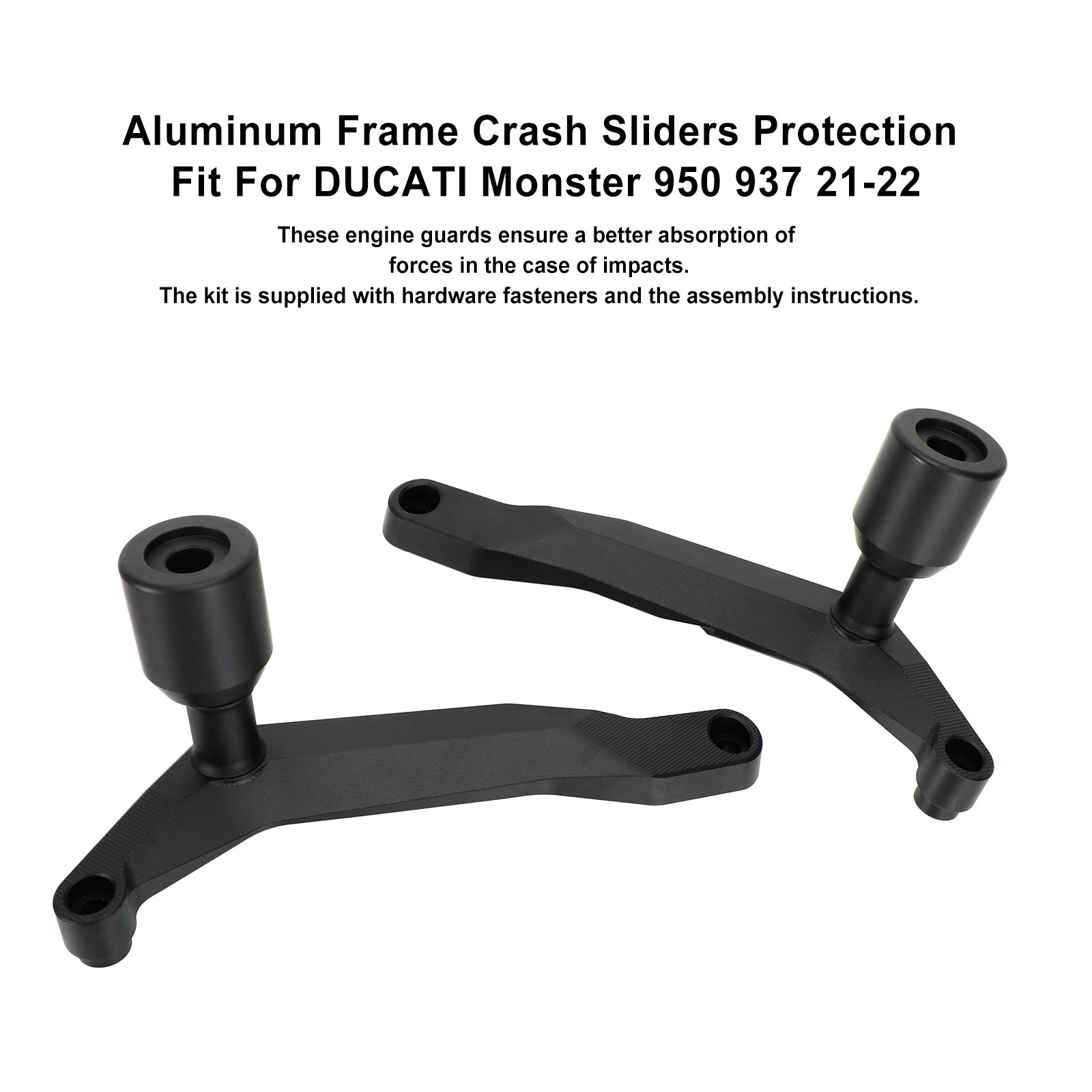 Protection contre les chocs avec cadre en aluminium, pour Ducati Monster 950 937 21-22 générique