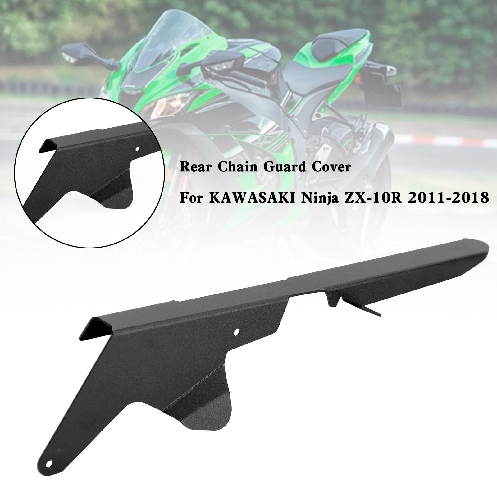 スプロケット チェーン ガード プロテクター カバー KAWASAKI ZX-10R 2011-2018用