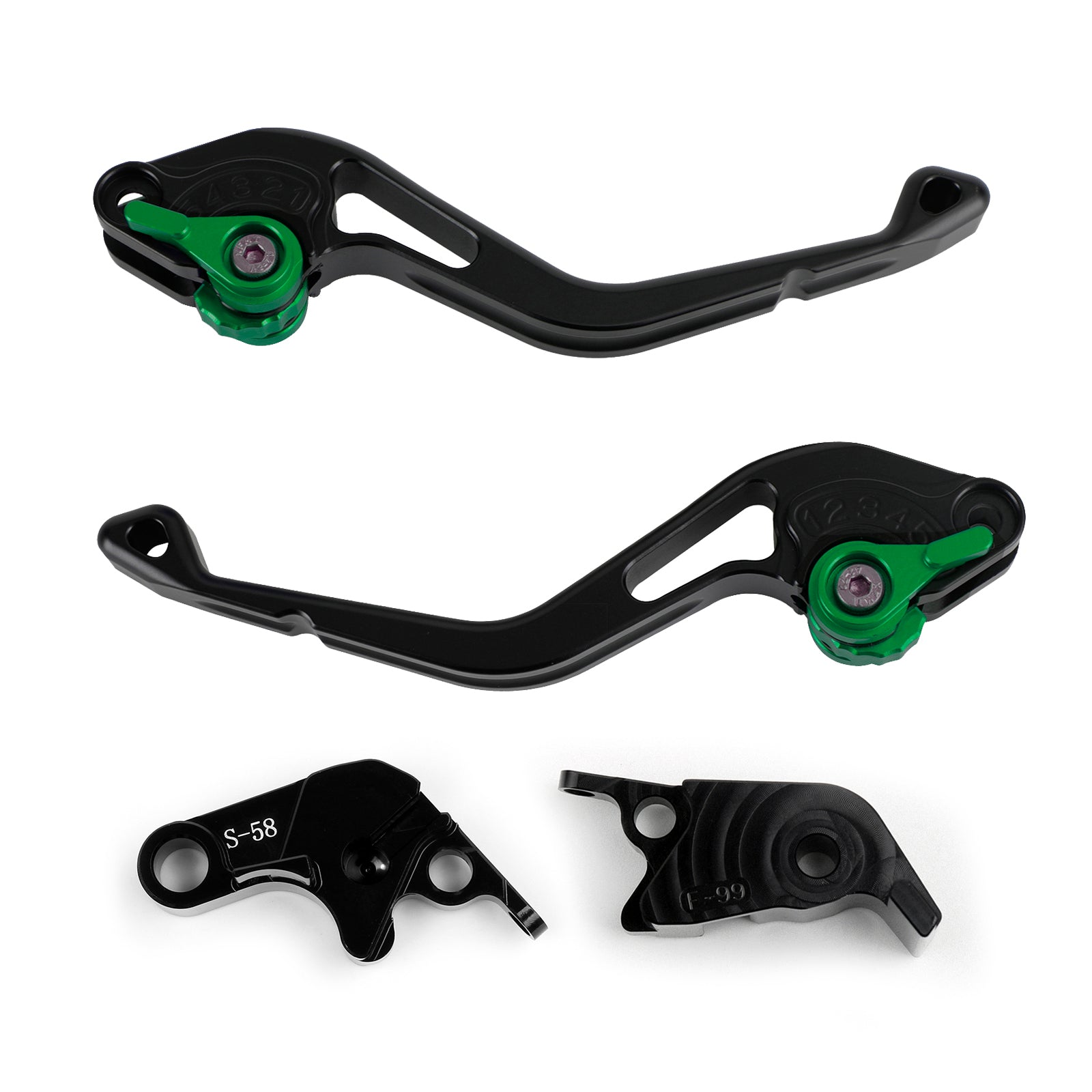 Nouveau levier de frein d'embrayage court adapté pour Aprilia RSV4 FACTORY/RSV4-R/RR 09-17