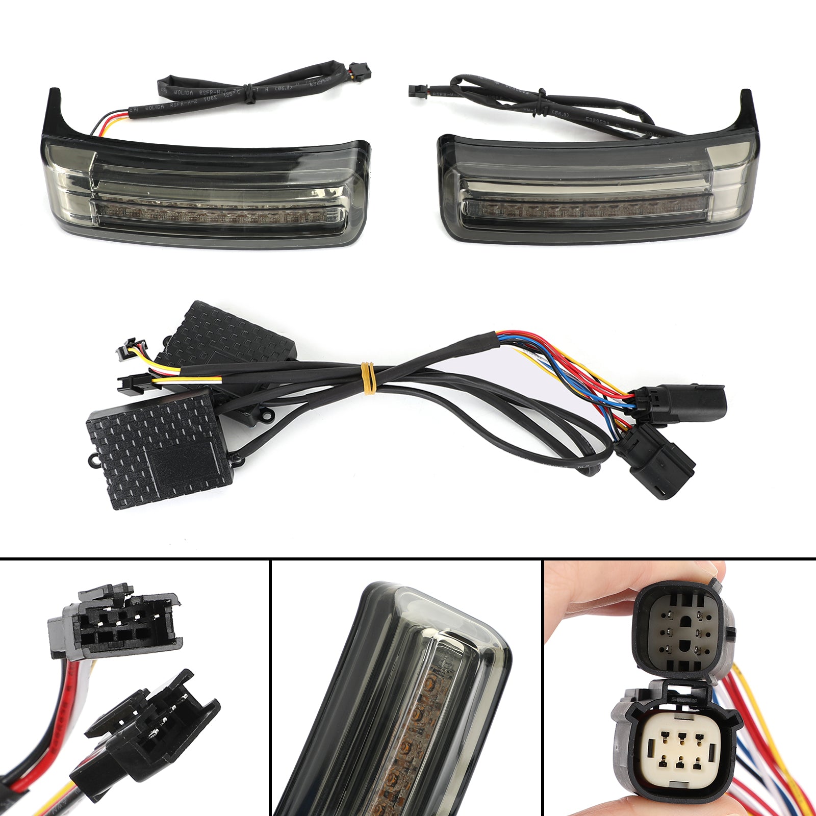 LED Saddlebag Saddle Bags Run Brake Turn Lamp Lights For Touring 2014-2021 Generic