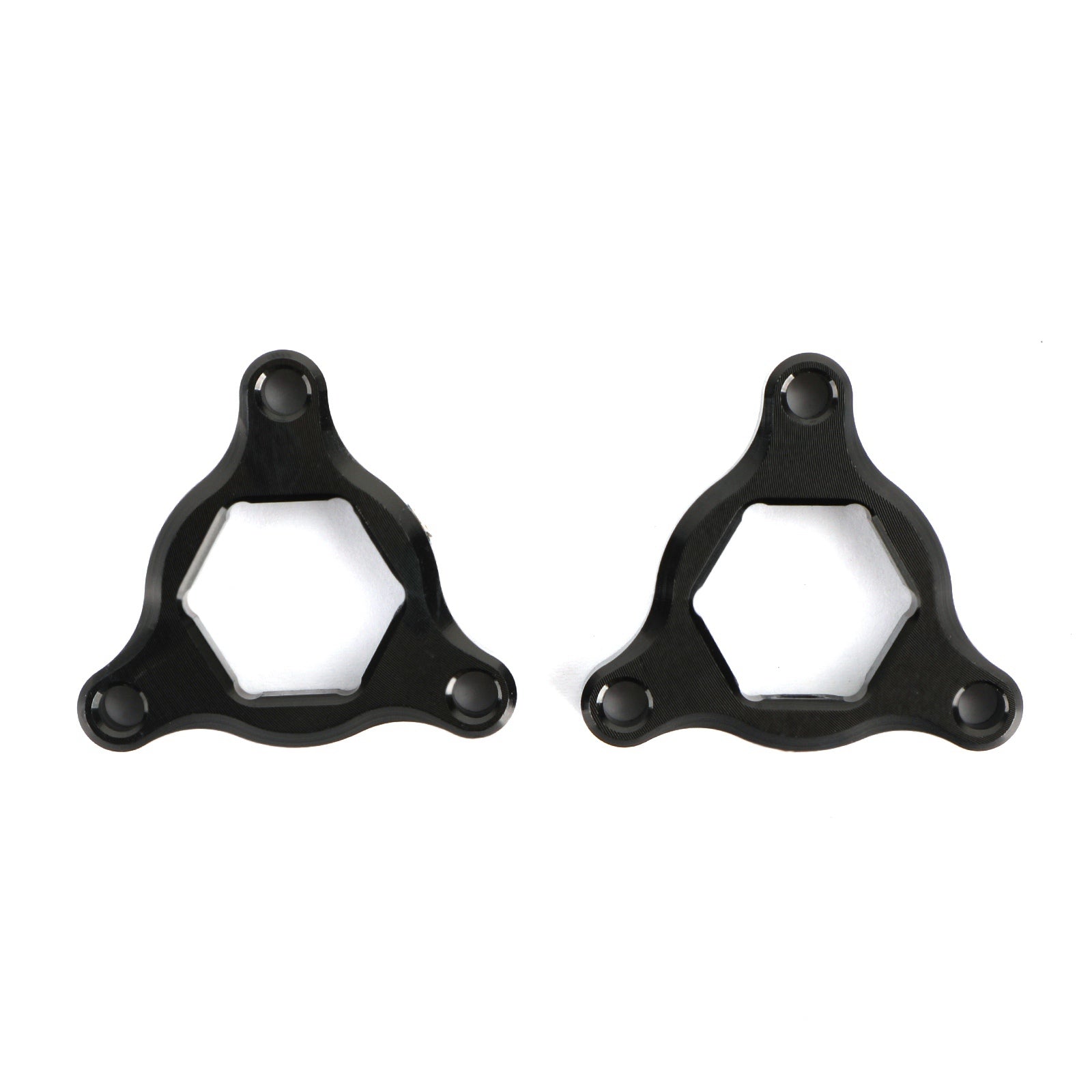 Ajusteurs de précharge de fourche en aluminium, adaptés à Triumph Daytona 675R 11-12 Yamaha YZF750 93-96 Suzuki TL1000S 97-01 noir