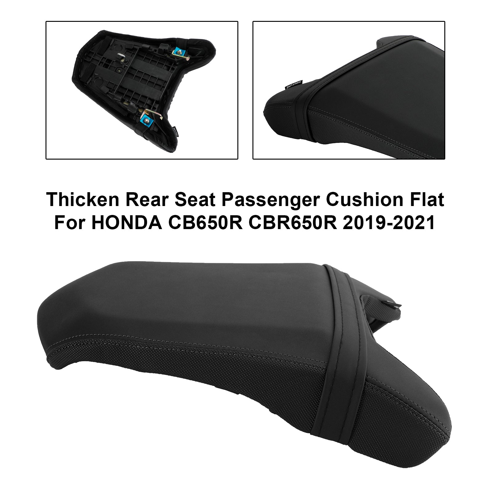 19-23 Honda CB650R CBR650R Beifahrersitz hinten Soziussitz flach rot