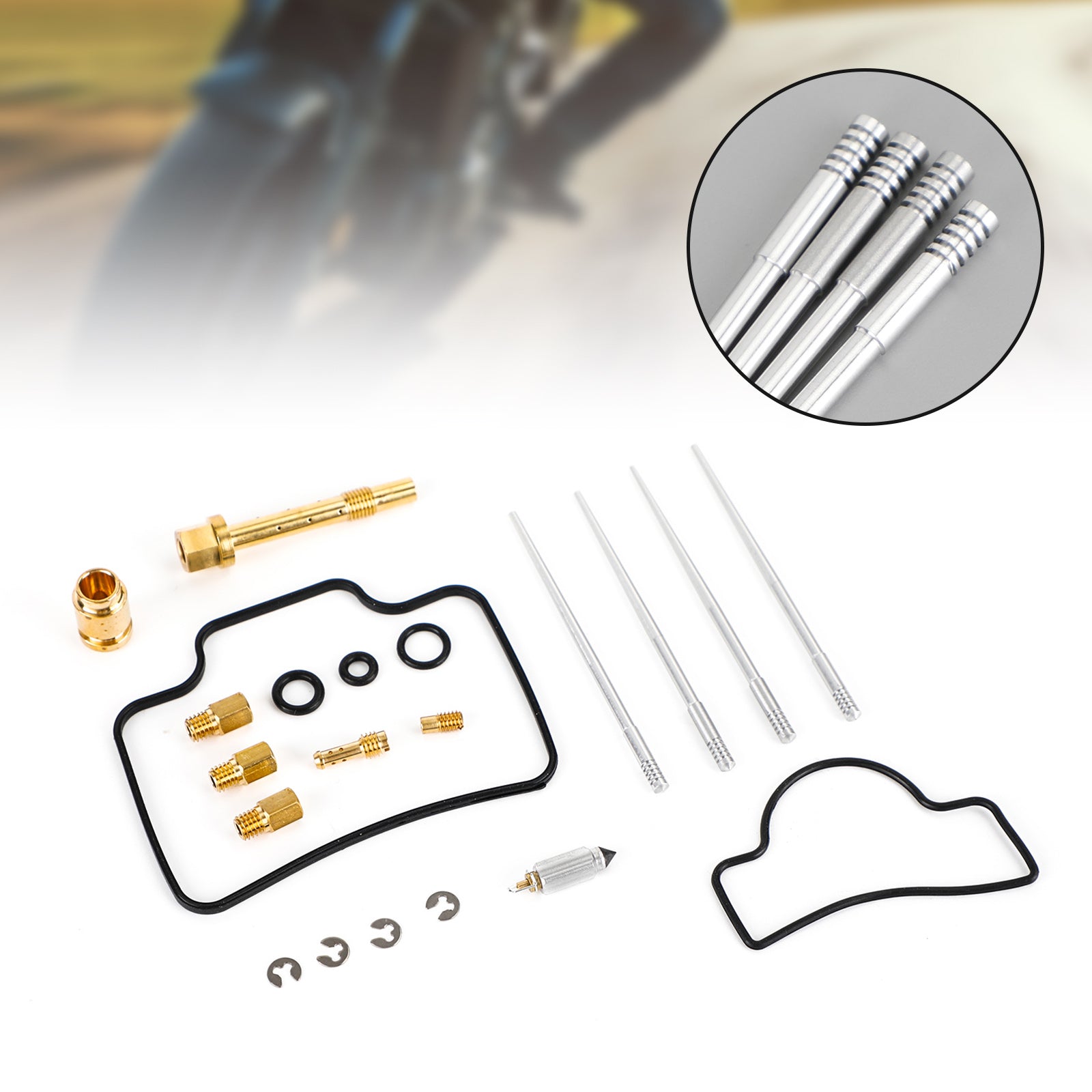 Kit de réparation de reconstruction de carburateur adapté pour Yamaha YFZ450 2004-2009 générique