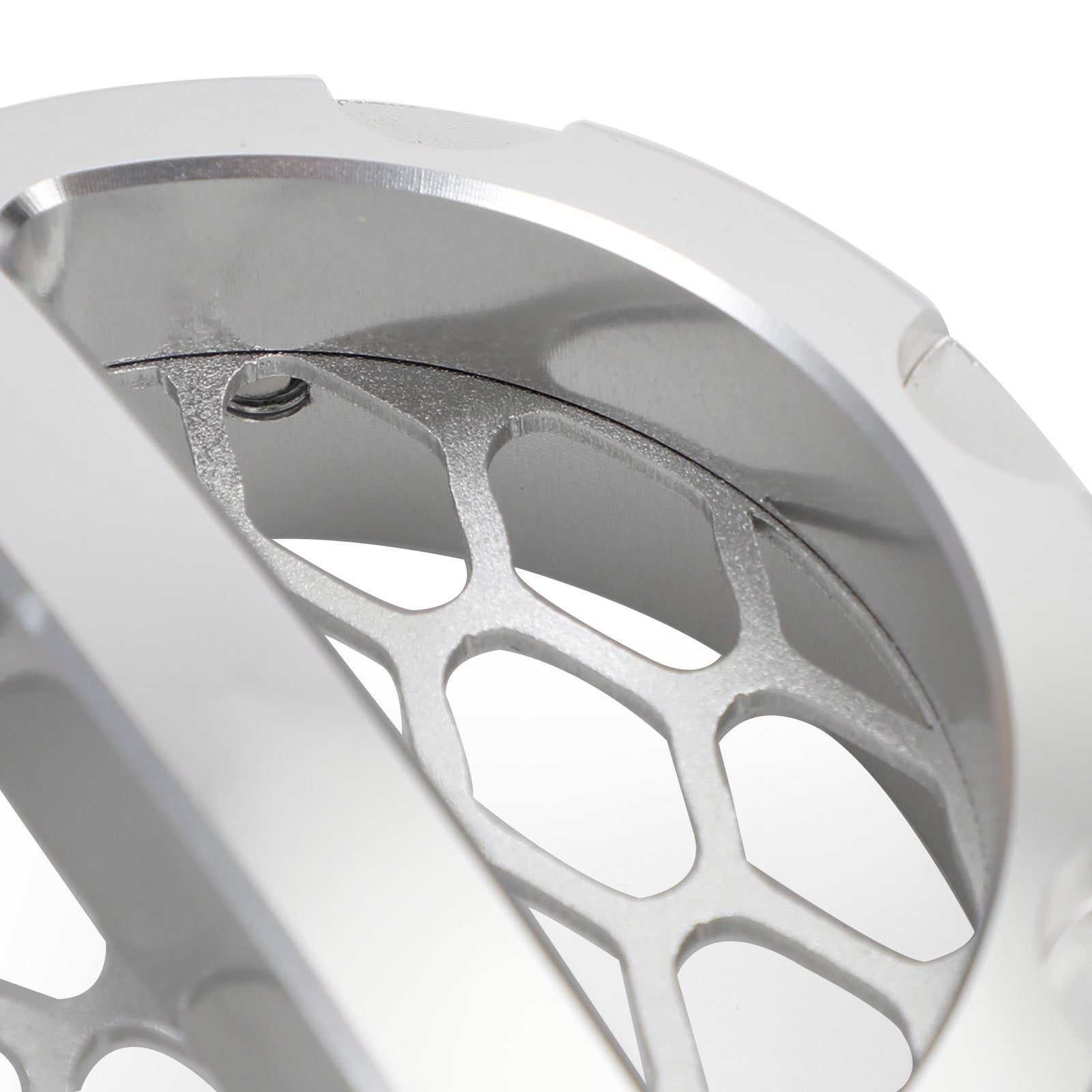 Copertura della punta della presa d'aria in alluminio argento per BMW R nine T Scramber Racer 2013-2022
