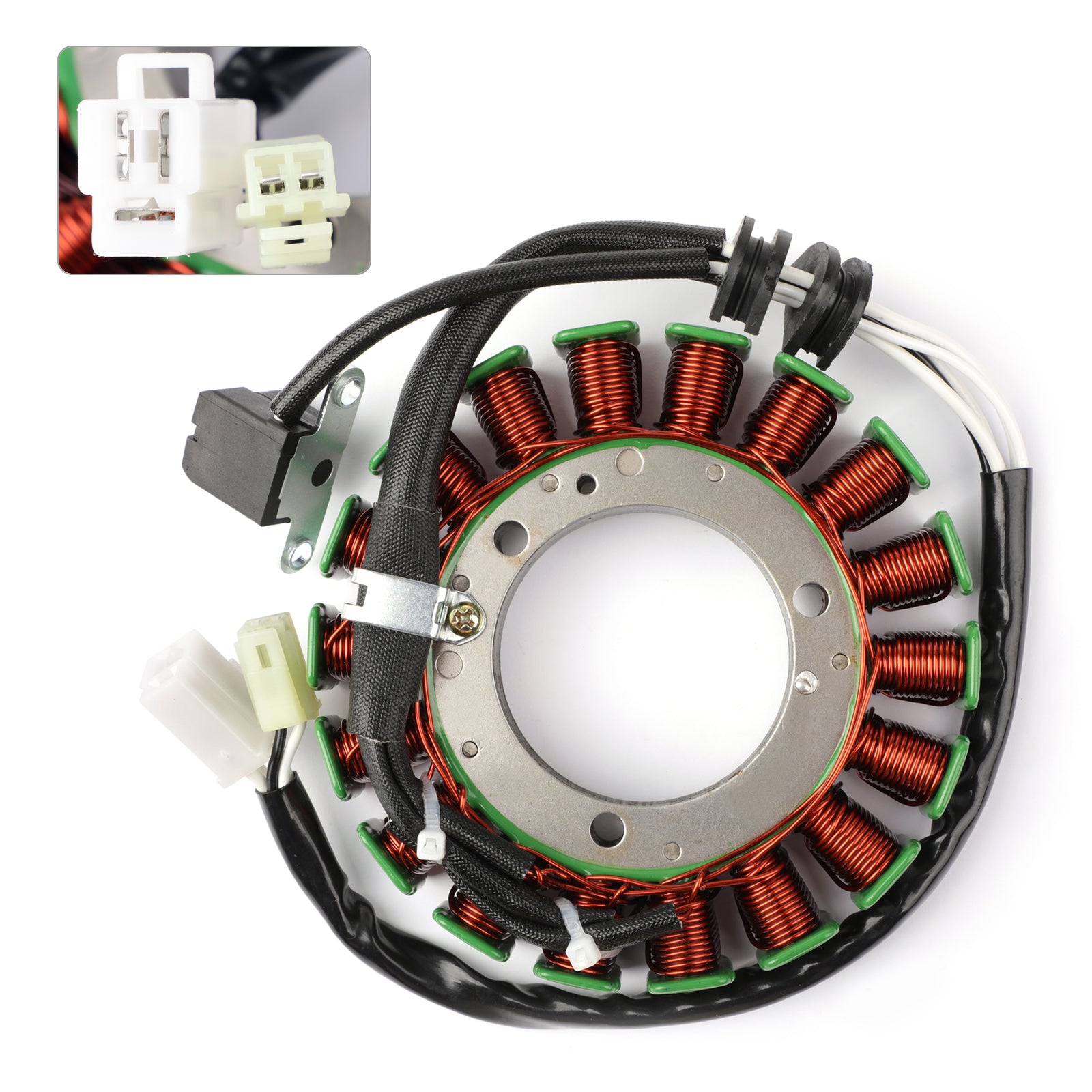 Bobine de stator de moteur de générateur magnéto adaptée pour Yamaha XVS1100AT V-Star Silverado 2003-2011 XVS1100 Drag Star Classic 2003-2008 V-Star Custom 2004-2011