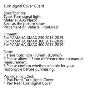 Motorrad-Blinkerabdeckung vorne hinten für Yamaha XMAX 250 300 400