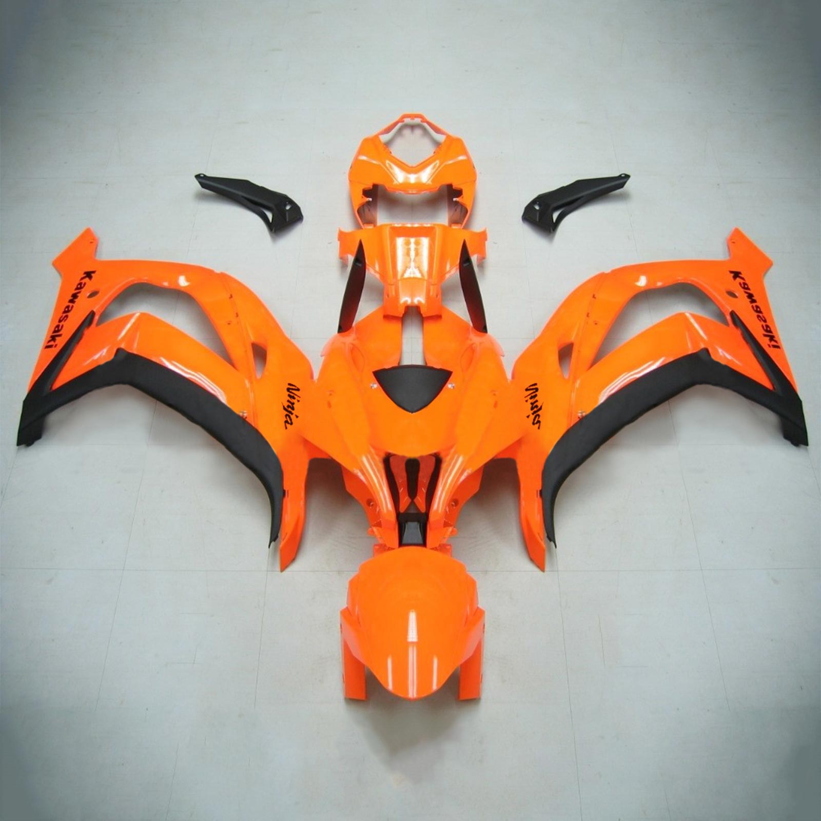 Amotopart 2021-2025 Kawasaki ZX10R ZX10RR Orange Fairing Kit