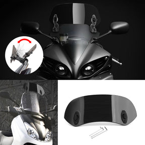 Verstellbarer Clip-on-Windschutzscheiben-Verlängerungs-Spoiler-Windabweiser für Motorrad