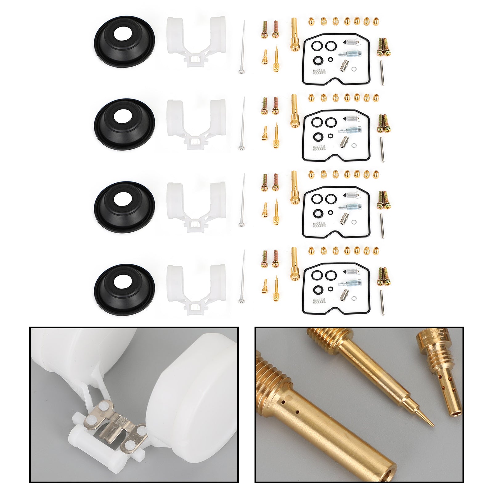 Kit di ricostruzione carburatore 4X adatto per Kawasaki Zephyr ZR750-H / ZR-7 / ZR-7S generico